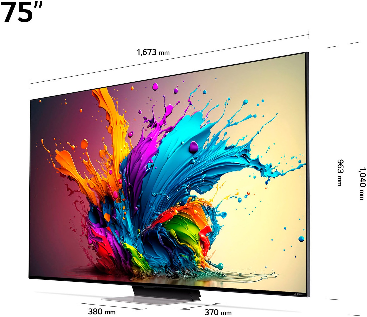 LG QNED-Fernseher »75QNED91T6A«, 4K Ultra HD, Smart-TV
