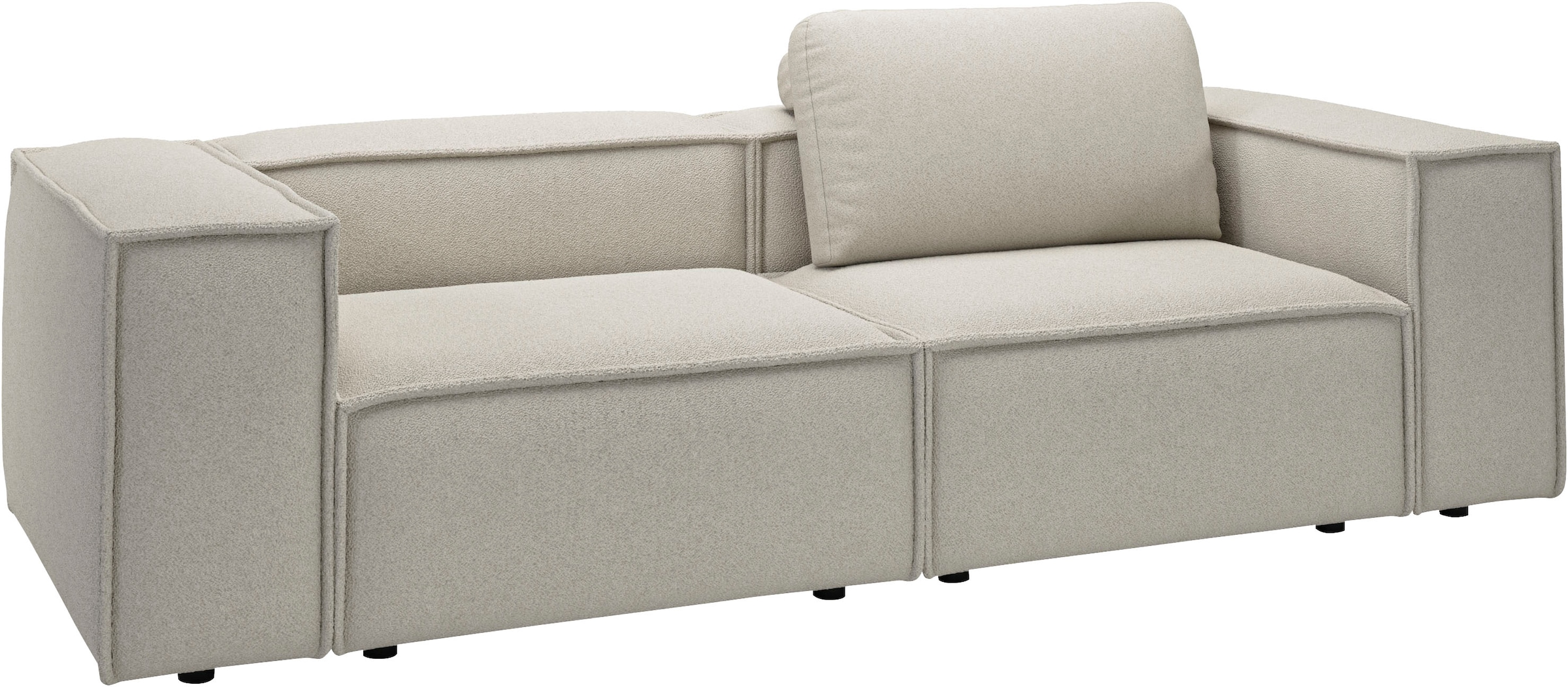 Home affaire 2-Sitzer »Watertown, modernes Sofa 246 cm breit, auch in Feincord« stilvolles Sofa für 2 Personen mit extra breiter Sitzfläche