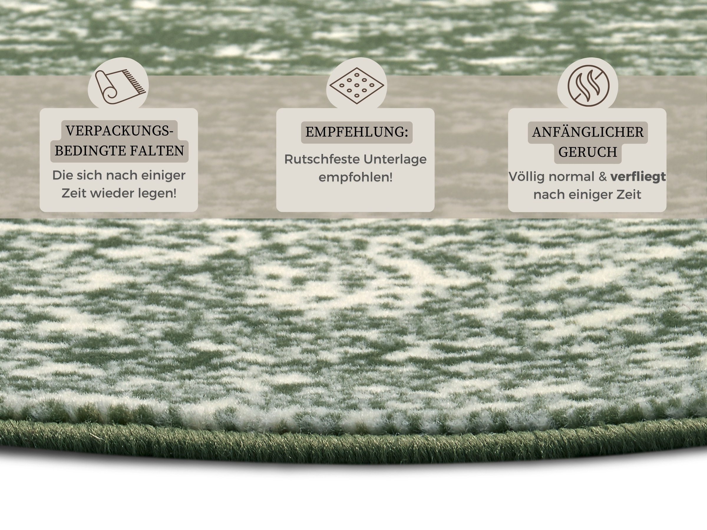 HANSE Home Teppich »Meridional« rund 9 mm Höhe Orientalisch, Orient, Kurzflor, Wohnzimmer, Schlafzimmer, Vintage