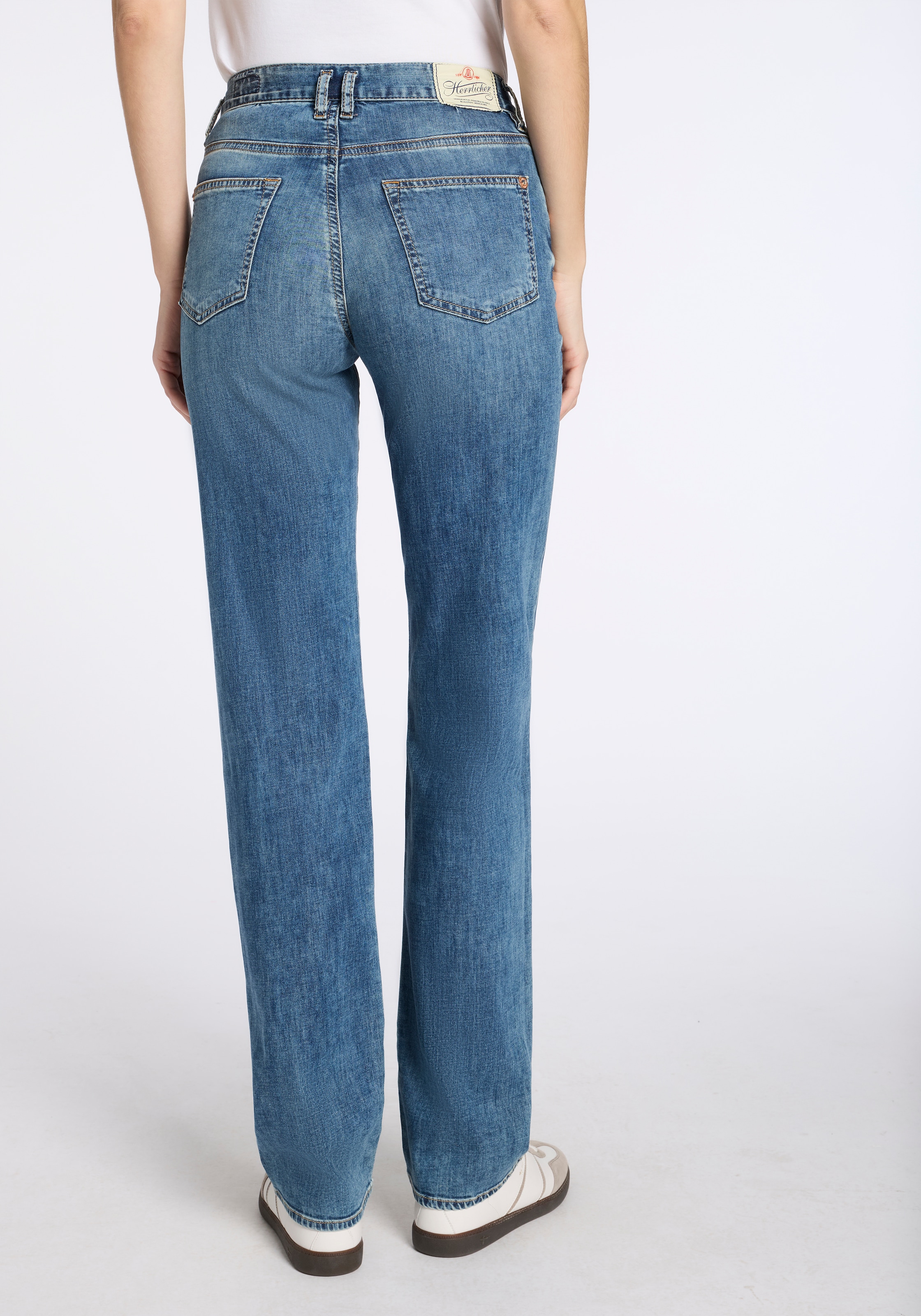 Herrlicher Straight-Jeans »Breezy Straight Denim Light« aus leichtem Denim