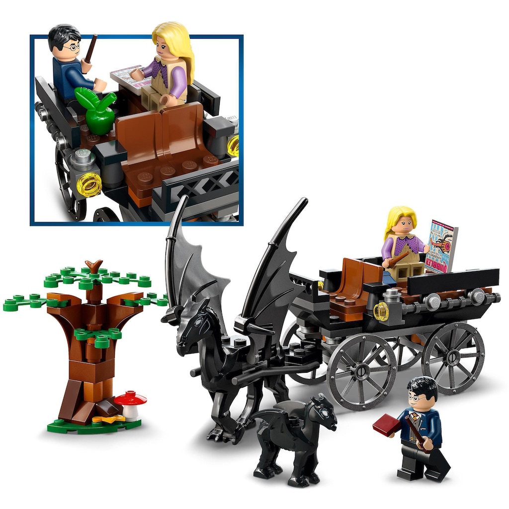 LEGO® Konstruktionsspielsteine »Hogwarts™ Kutsche mit Thestralen (76400), LEGO® Harry Potter«, (121 St.)