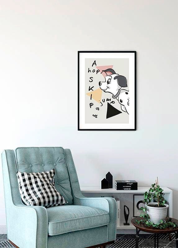 Komar Bild »101 Dalmatiner Angles« Disney 1 Stk. tlg. Wandbild zur Dekoration im Kinderzimmer - ohne Rahmen