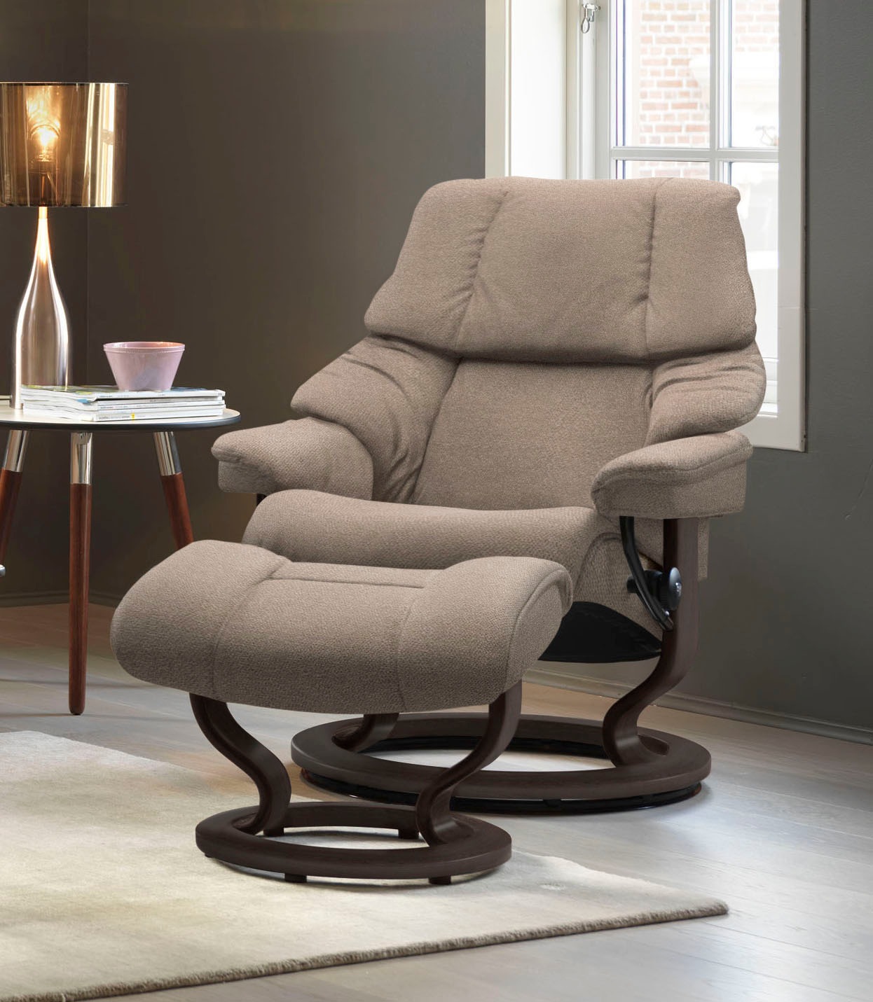 Stressless® Fußhocker »Reno«, mit Classic Base, Gestell Wenge