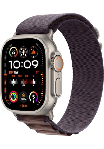 Smartwatch »Watch Ultra 2 GPS 49 mm + Cellular Titanium Large«, (Watch OS 10)