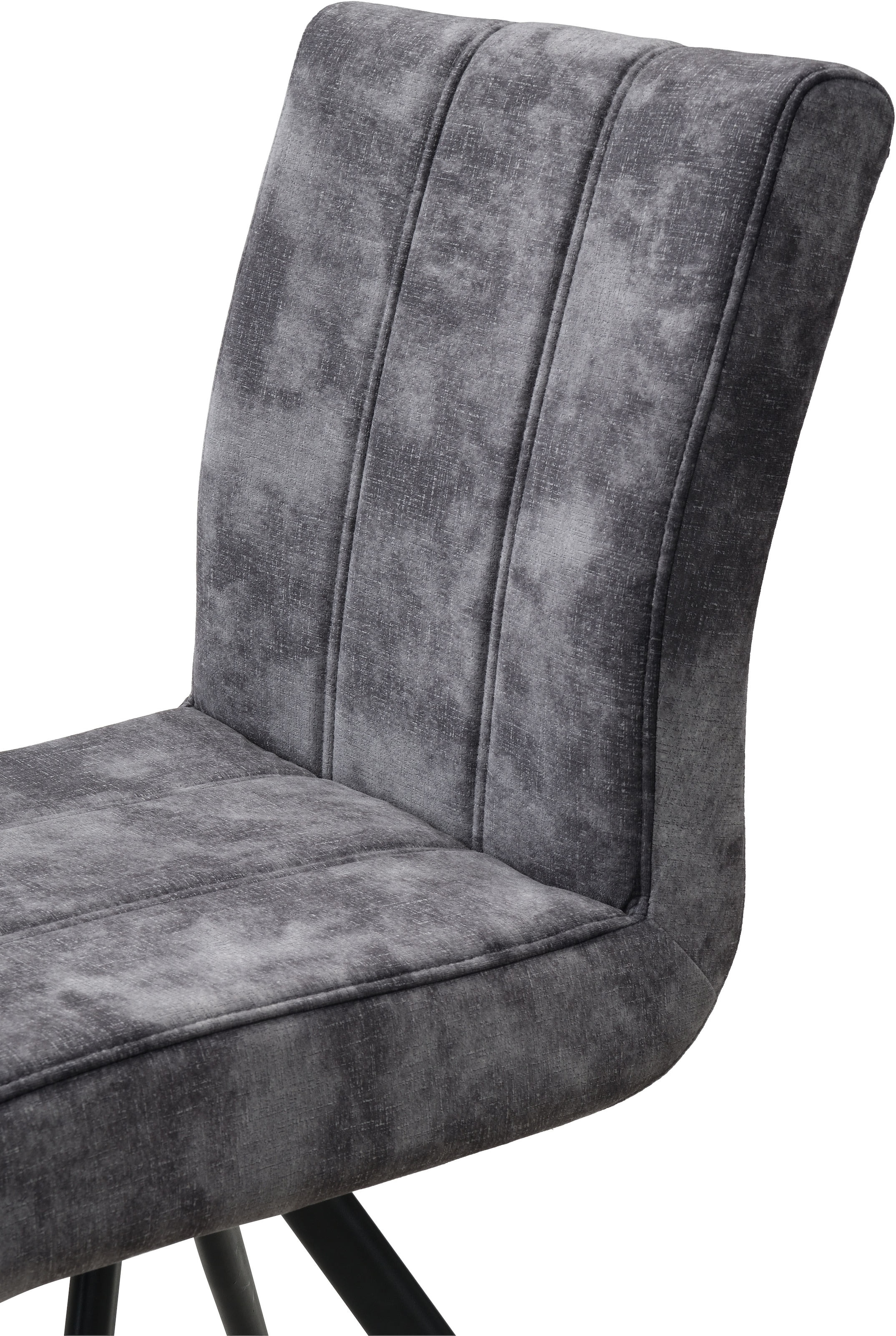 HELA Drehstuhl »PORTO« (Set) 1 Stk.4-Fuß, 360° drehbar, Federkorb, Vintage Velvet Optik, mit Griff