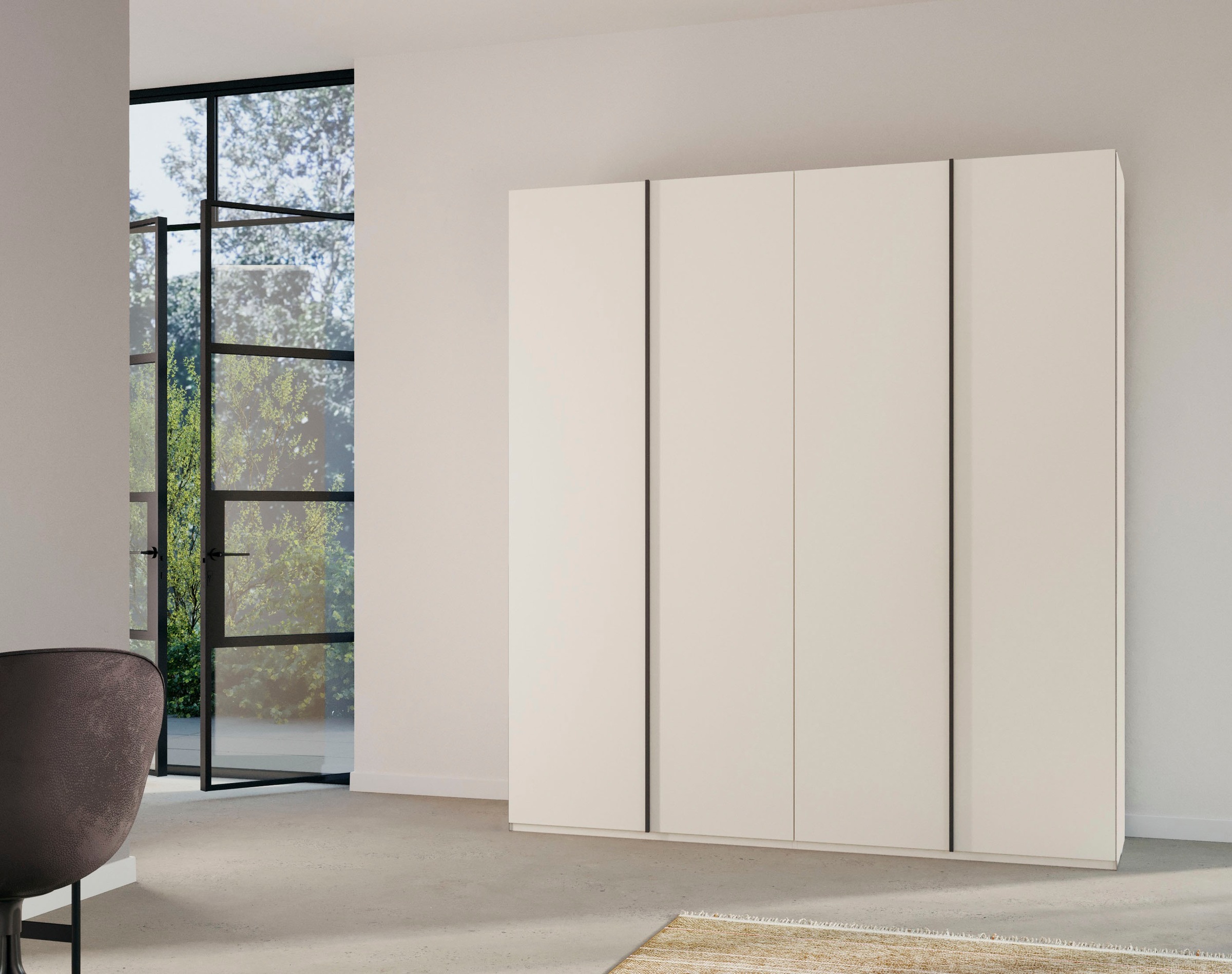 rauch Drehtürenschrank »Skat Meridian«, inkl. Innenspiegel und 4 Innenschubladen