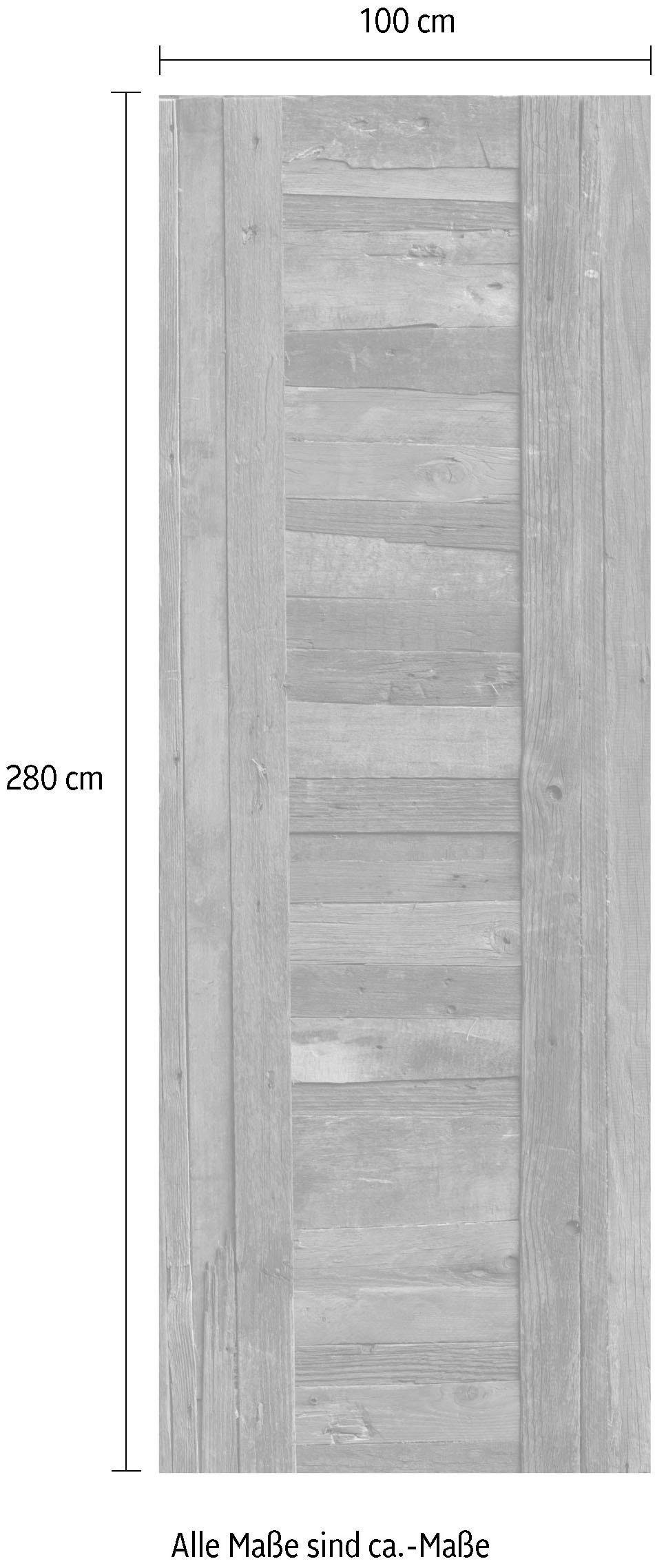 Komar Vliestapete »Digitaldruck Vlies - Lodge - Größe 100 x 280 cm«, bedruckt, Wohnzimmer, Schlafzimmer