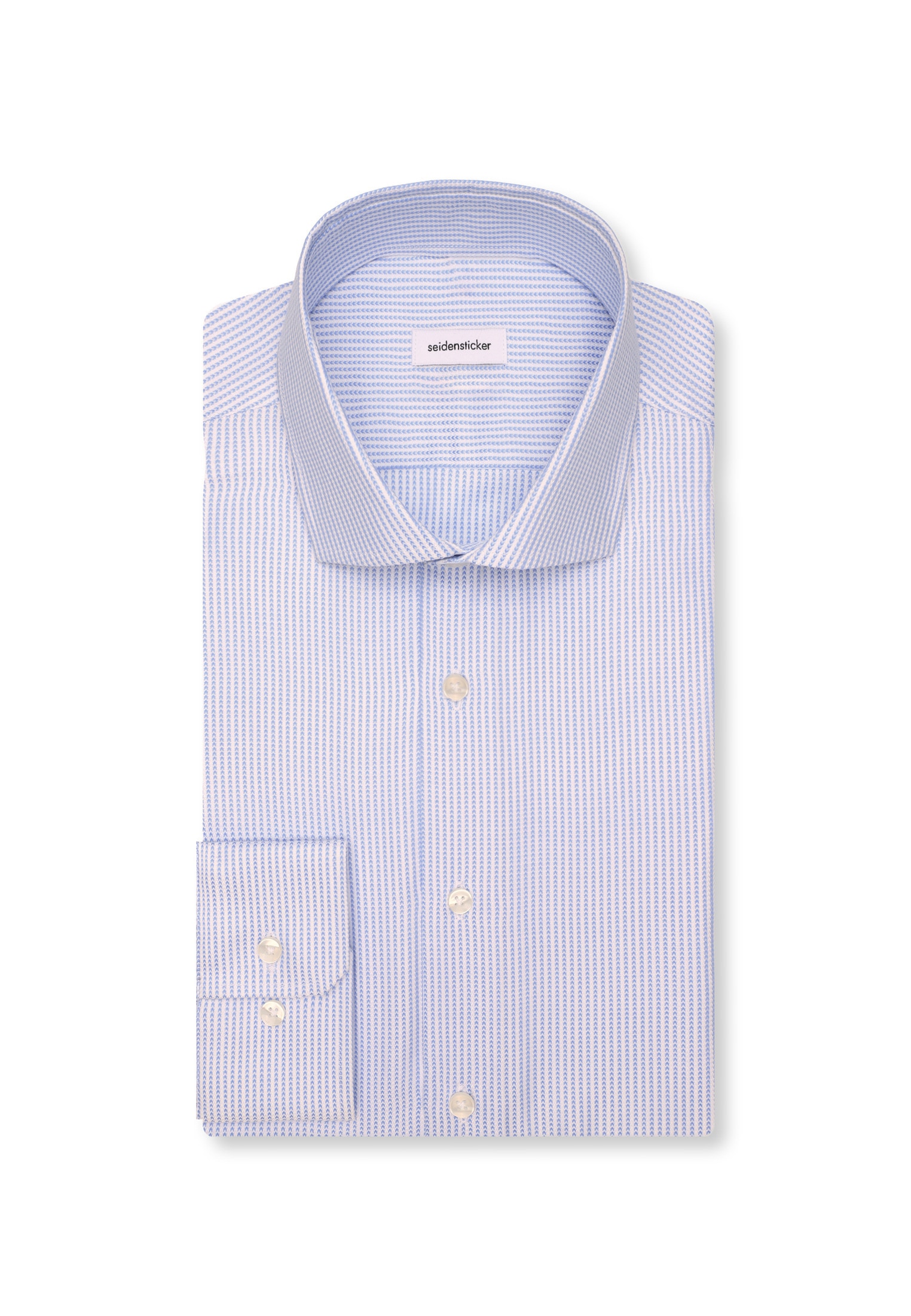 seidensticker Businesshemd »Schwarze Rose« Slim 1/1 Kentkragen Struktur