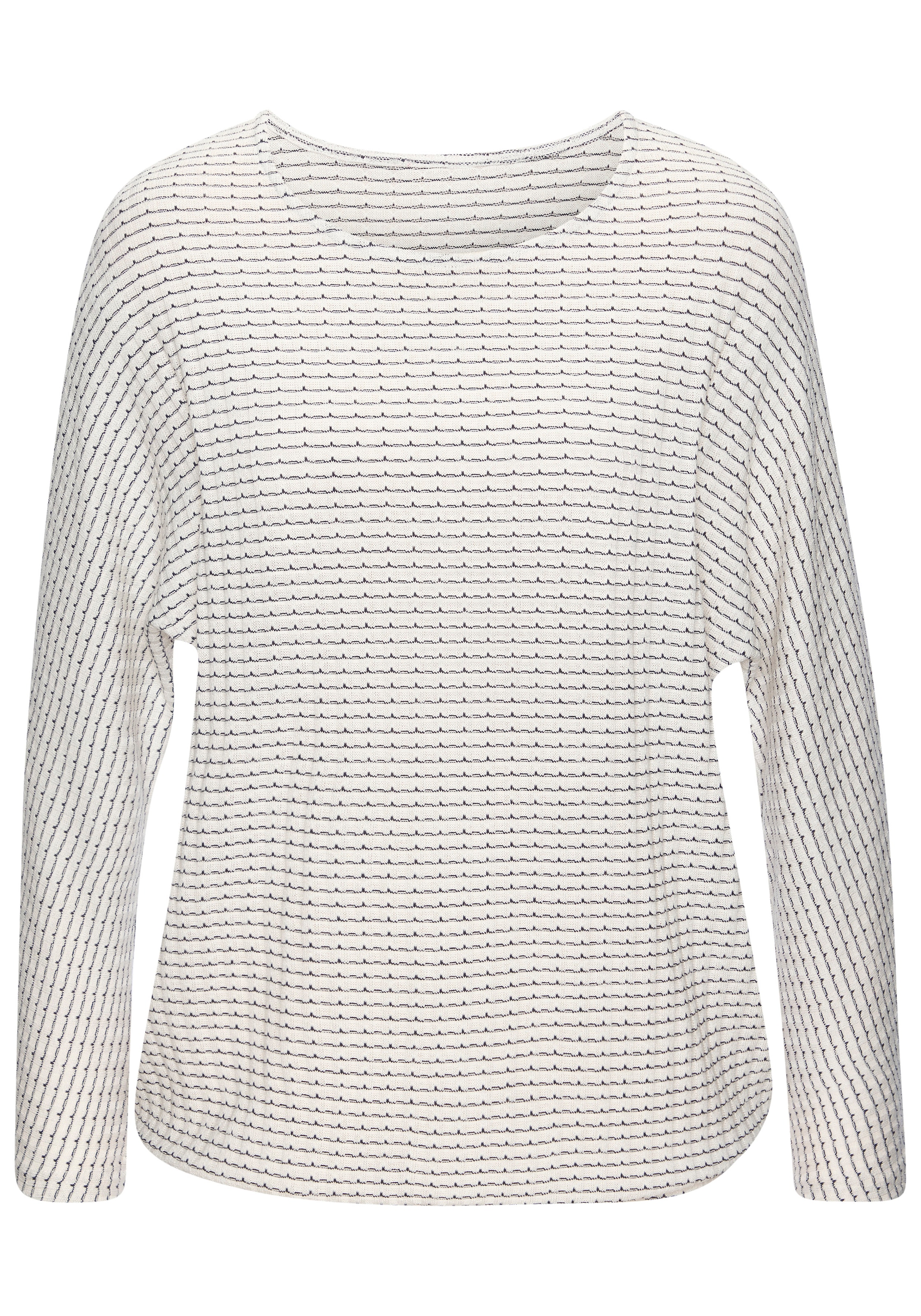 Vivance Langarmshirt »aus strukturierter Strickqualität«, (Set), aus strukturierter Strickqualität