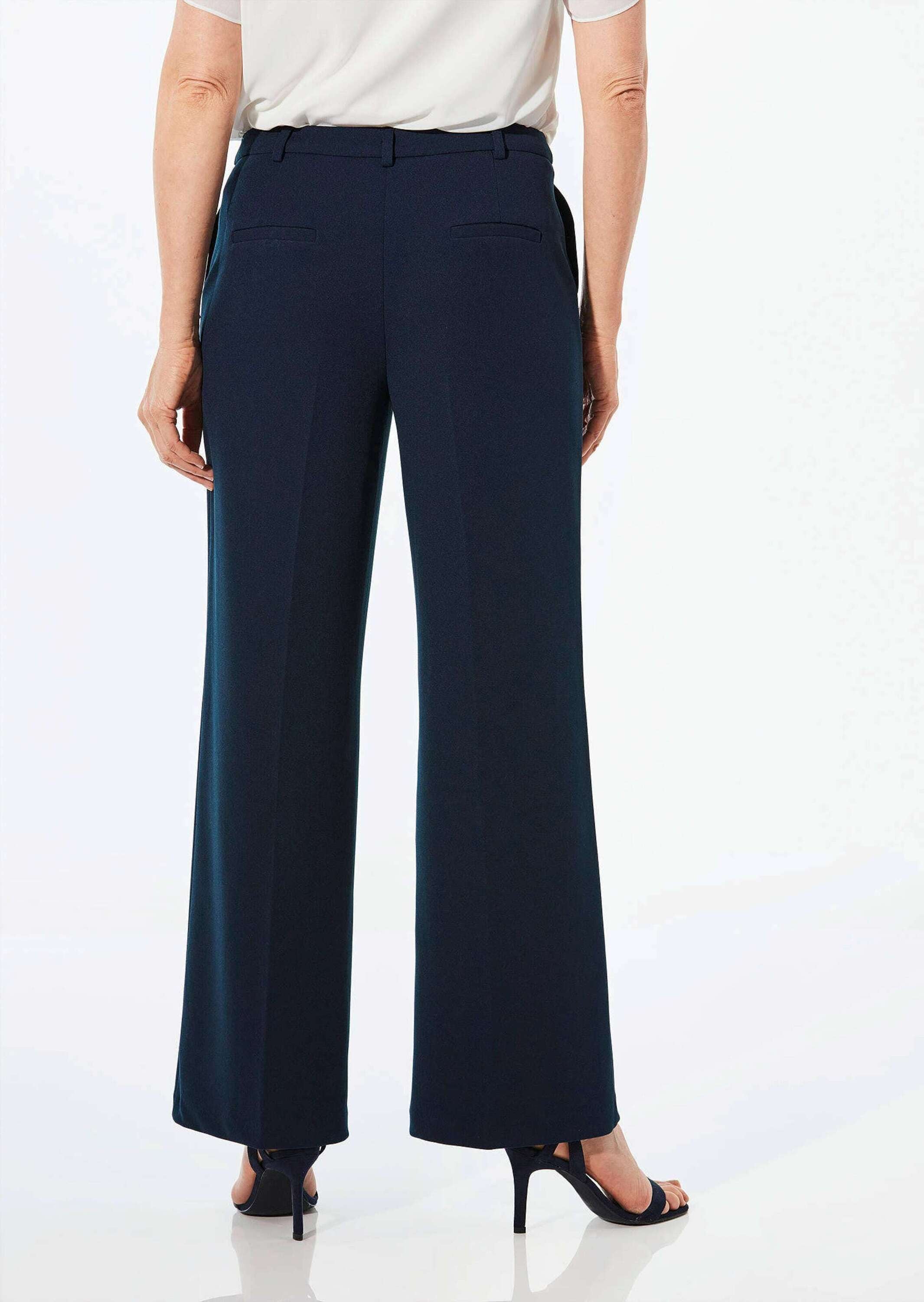 GOLDNER Stoffhose »Kurzgröße Klassische Hose mit Bügelfalten«