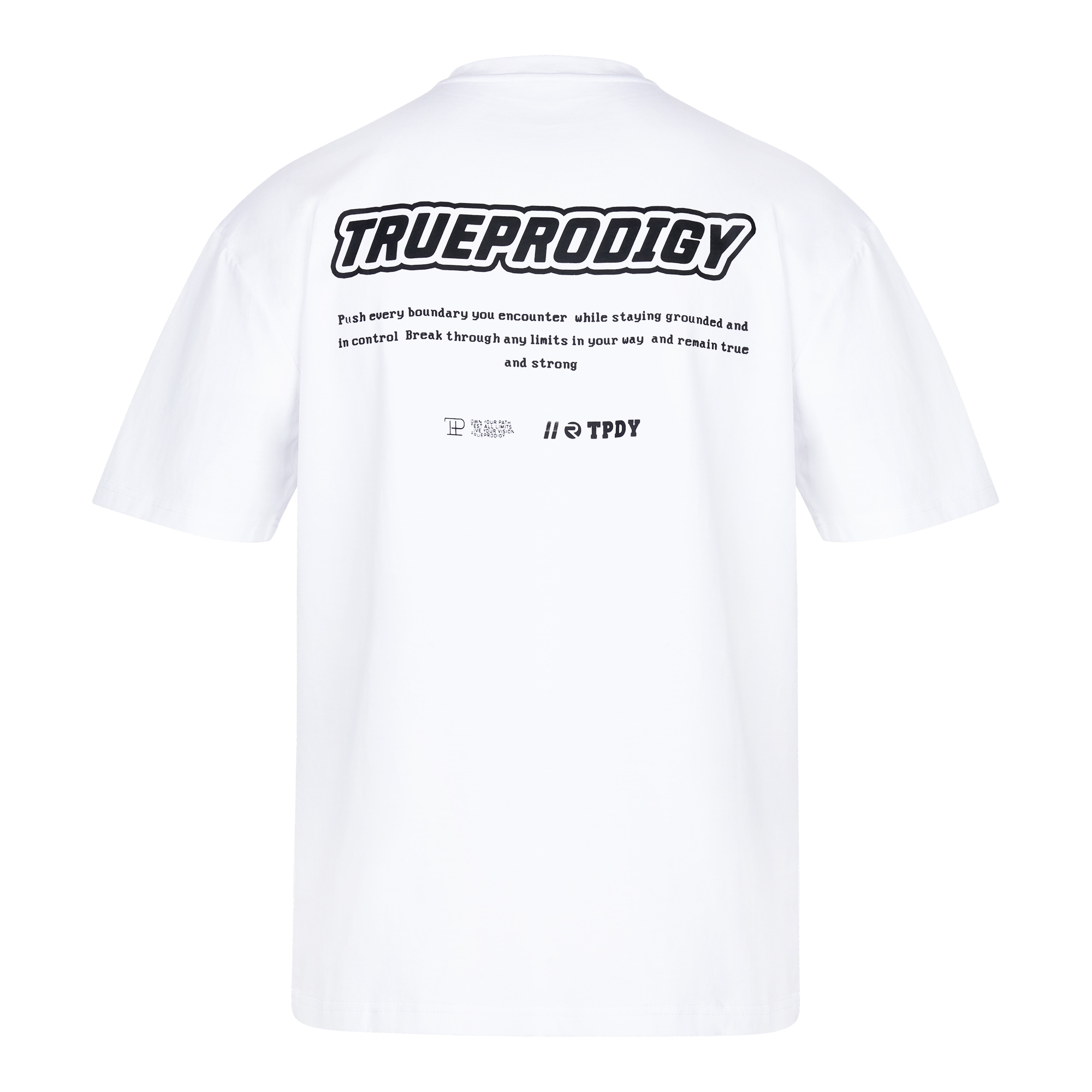 trueprodigy Oversize-Shirt »Eden F Logo Print Oversized Rundhals«