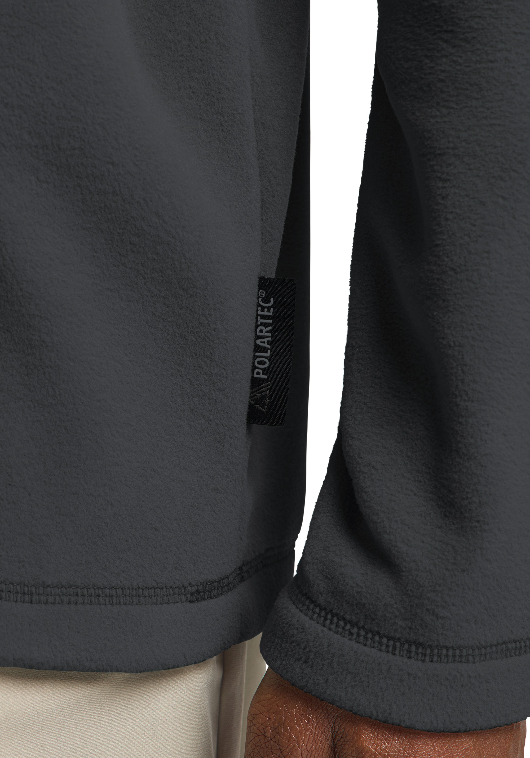 Jack Wolfskin Fleecepullover »TAUNUS HZ M«, für Wandern und Trekking, mit Stehkragen, mit halbem Reißverschluss
