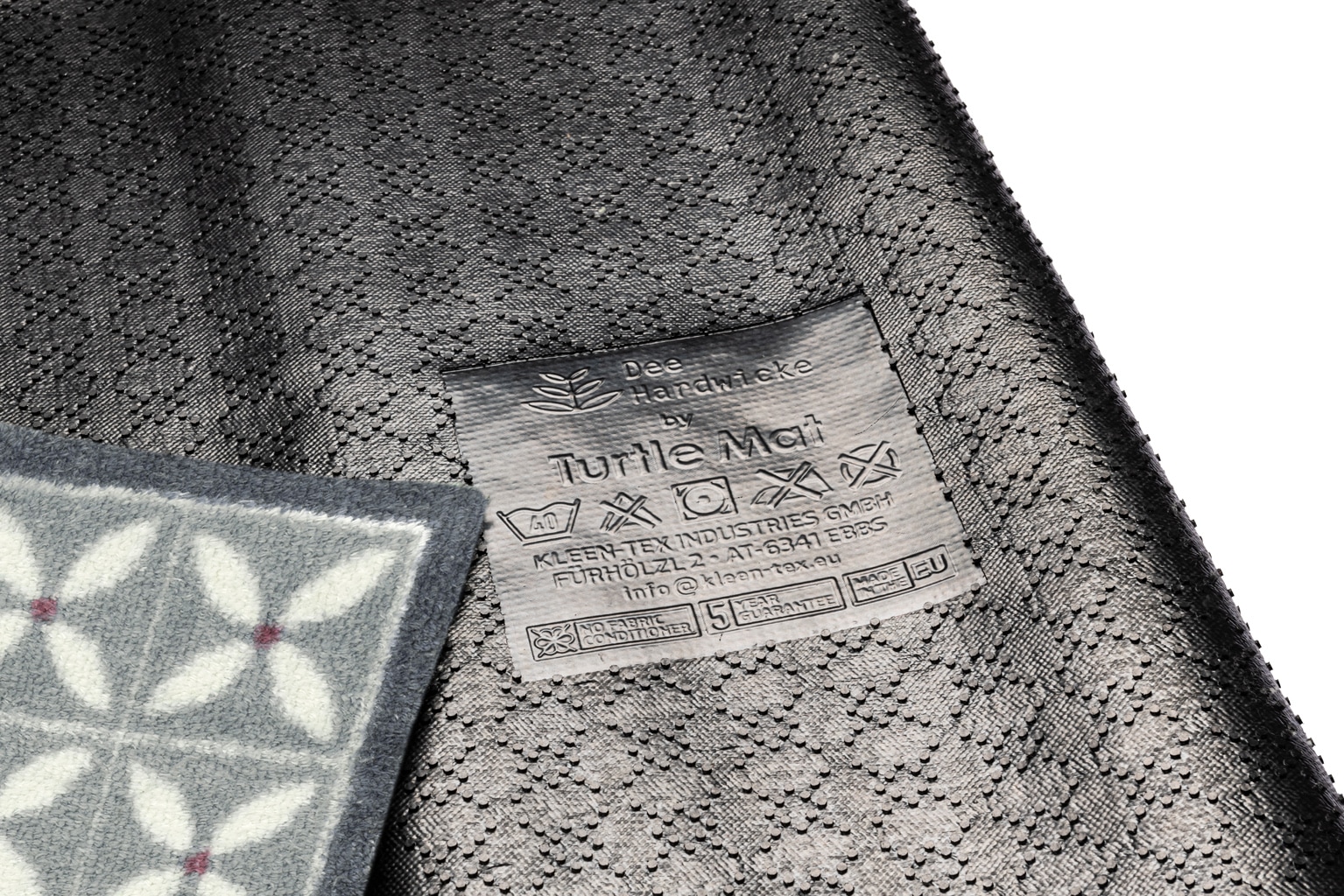 Turtle Mat Fußmatte »Flower Fields Grey« rechteckig 9 mm Höhe