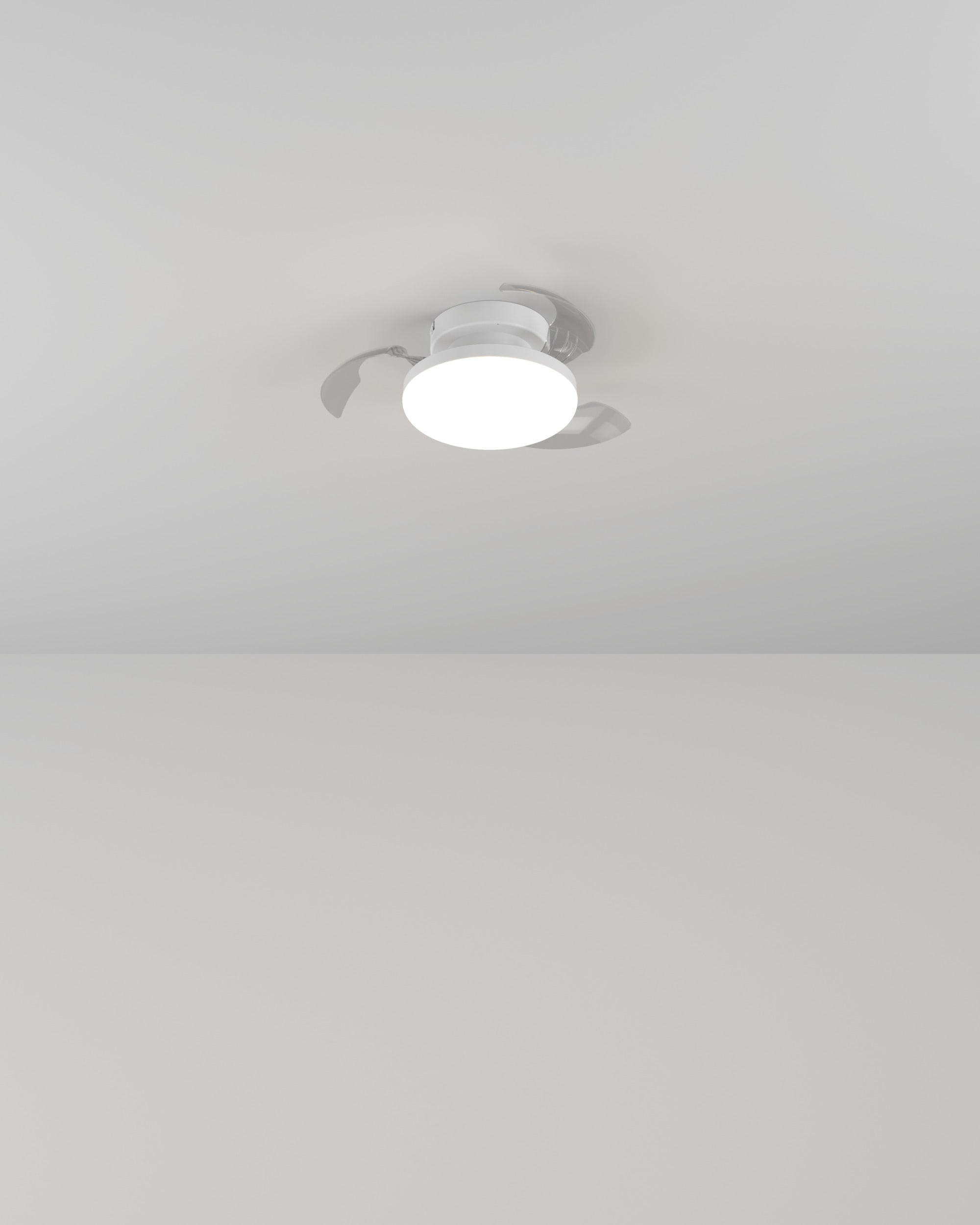 EGLO LED Deckenleuchte »HOVLEY« LED-Modul 1 Stk. Kaltweiß | Neutralweiß | Warmweiß LED Ventilator mit Beleuchtung - in weiß - Ø41cm - 3 Geschwindigkeiten