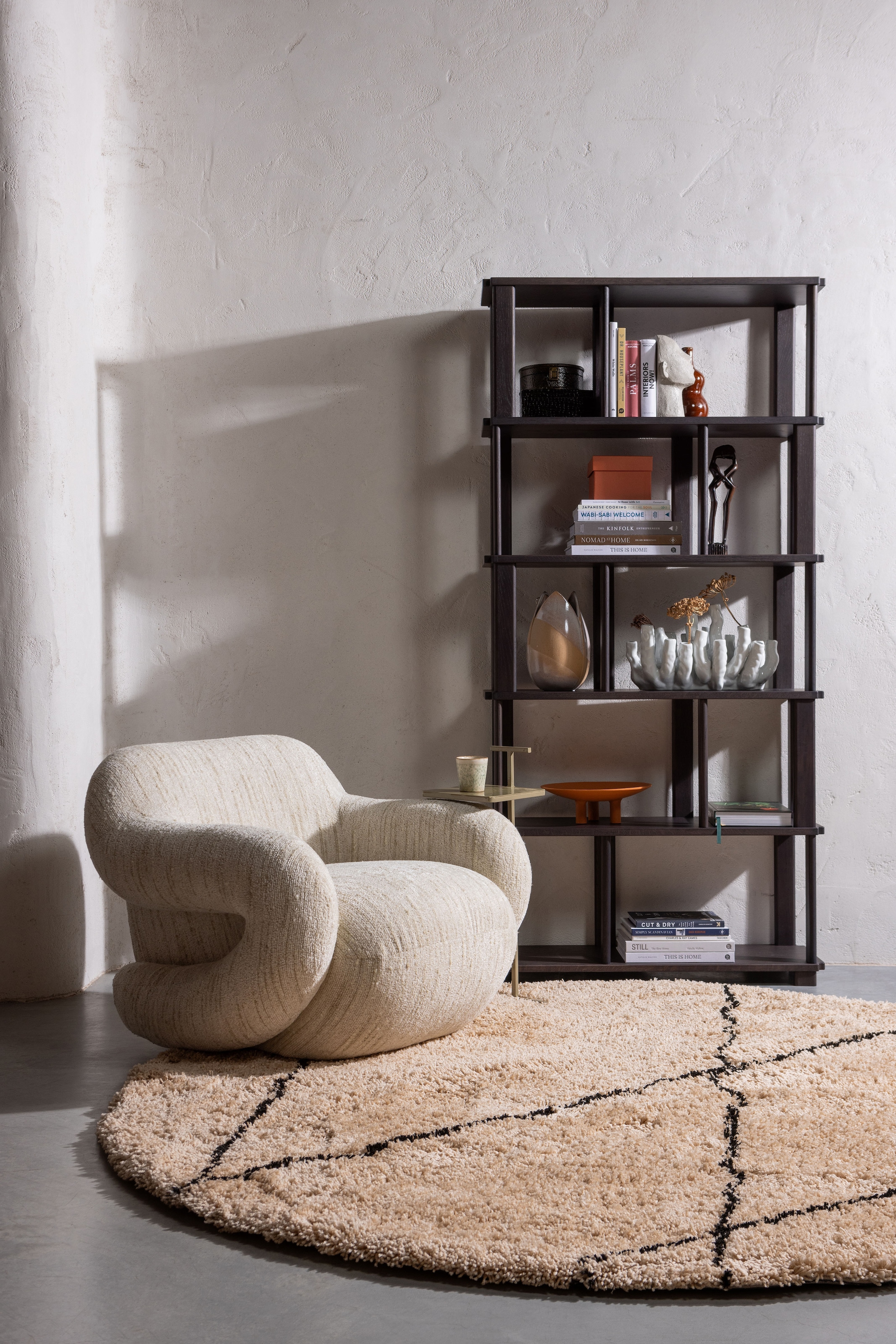 WOOOD Wandregal »Riss Eichenholz mit sichtbare Maserung, B 90 x T 30 x H 186 cm« Tragkraft 10 kg pro Einlegeboden, nachbehandelbar, einfach montierbar