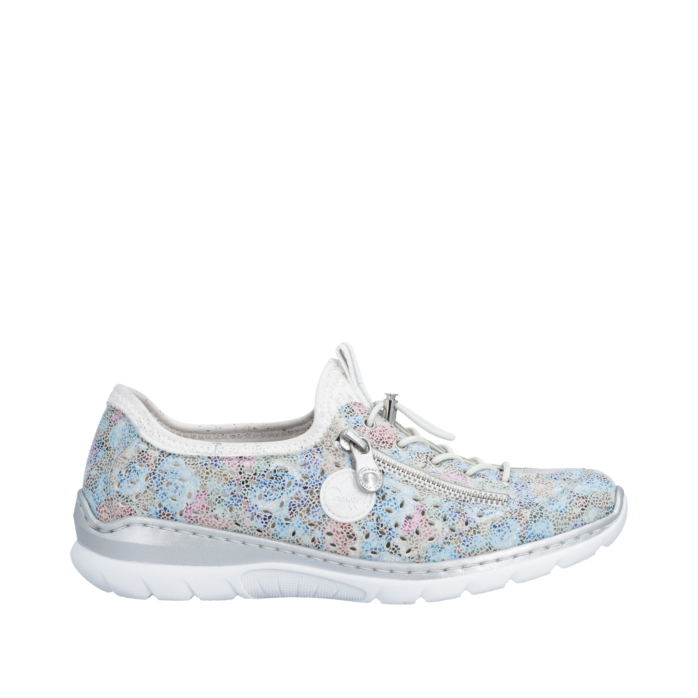 Rieker Slip-On Sneaker  Schlupfschuh, Freizeitsneaker, Halbschuh mit MemoSoft-Ausstattung