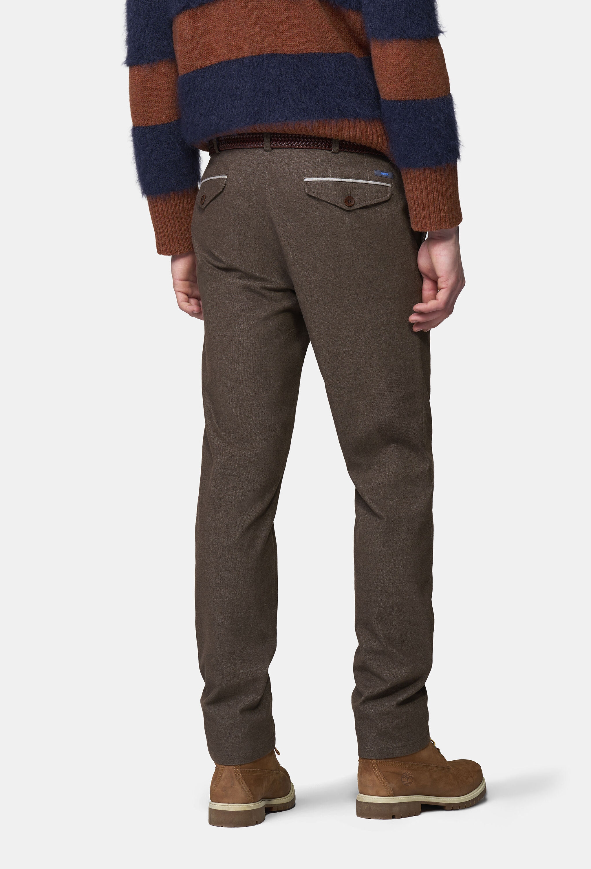 MEYER Chinohose »Paris 2-3609«  im Jersey Look