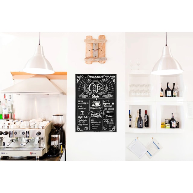 Komar Wandtattoo »Coffeeshop«, (1 St.), 50x70 cm (Breite x Höhe), selbstklebendes  Wandtattoo online kaufen | mit 3 Jahren XXL Garantie