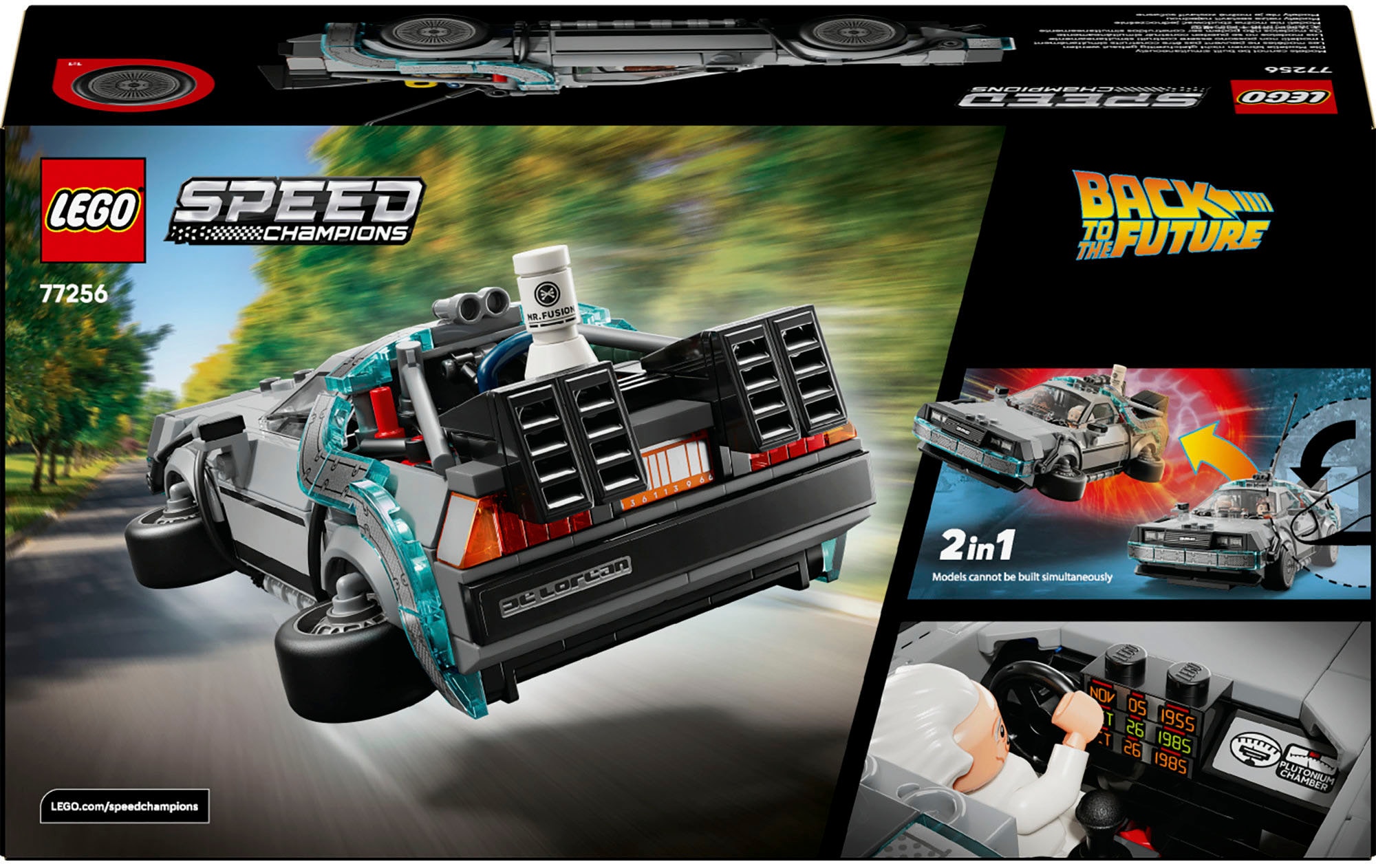 LEGO® Konstruktionsspielsteine »Zeitmaschine aus Zurück in die Zukunft (77256), LEGO Speed Champions« Made in Europe