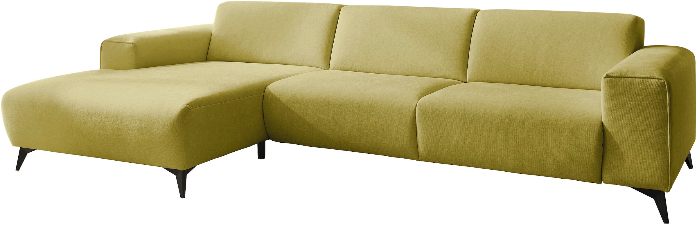 Die PlanBar Ecksofa »MP-IN24031« SoftSitz-Kaltschaumpolsterung, wahlweise mit motorischer Vorziehbank