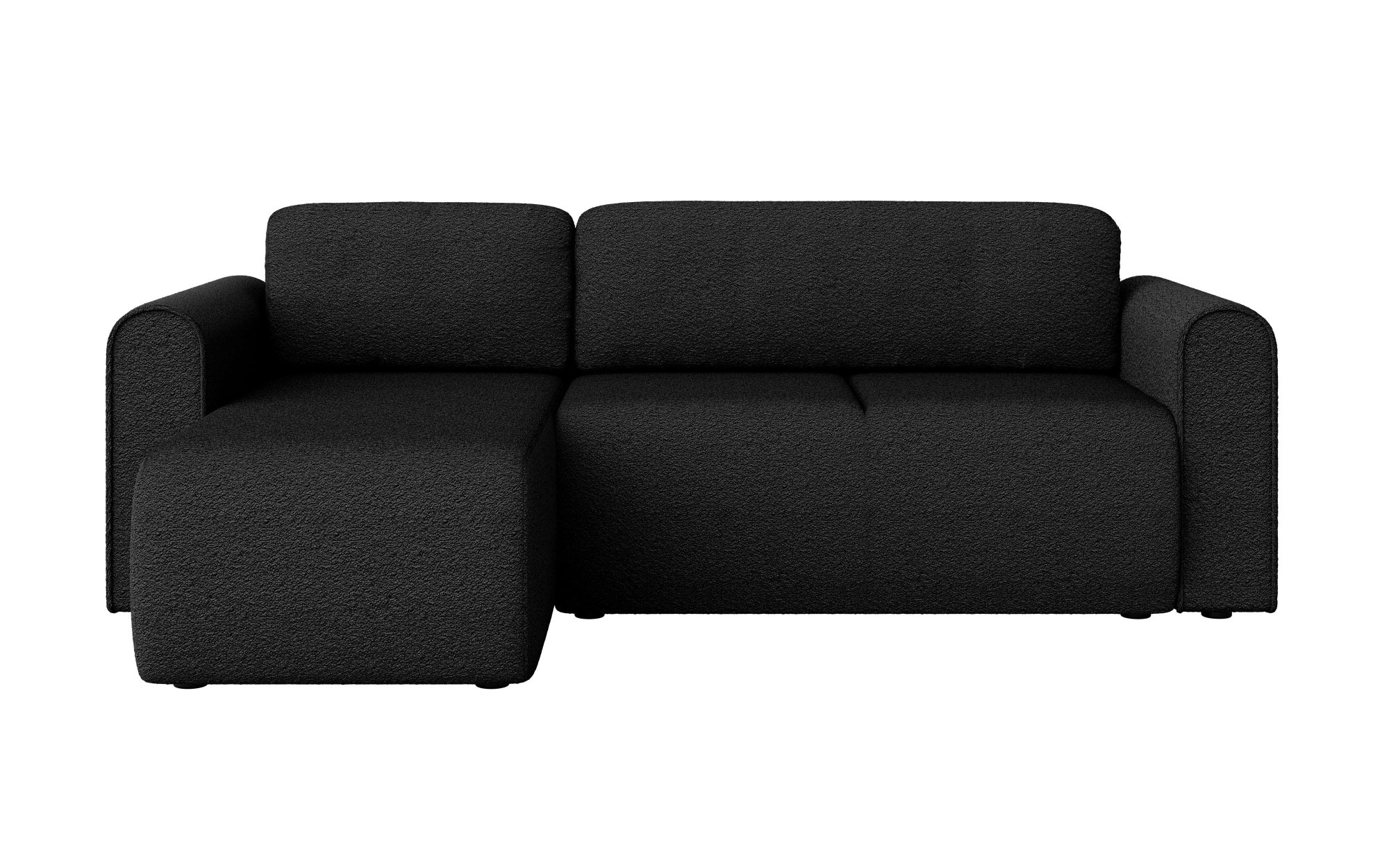 INOSIGN Ecksofa »Zacharia wahlweise Schlafsofa mit Bettkasten, B/T/H 250/166/86 cm«, L-Form mit Wellenunterfederung, Recamiere beidseitig montierbar