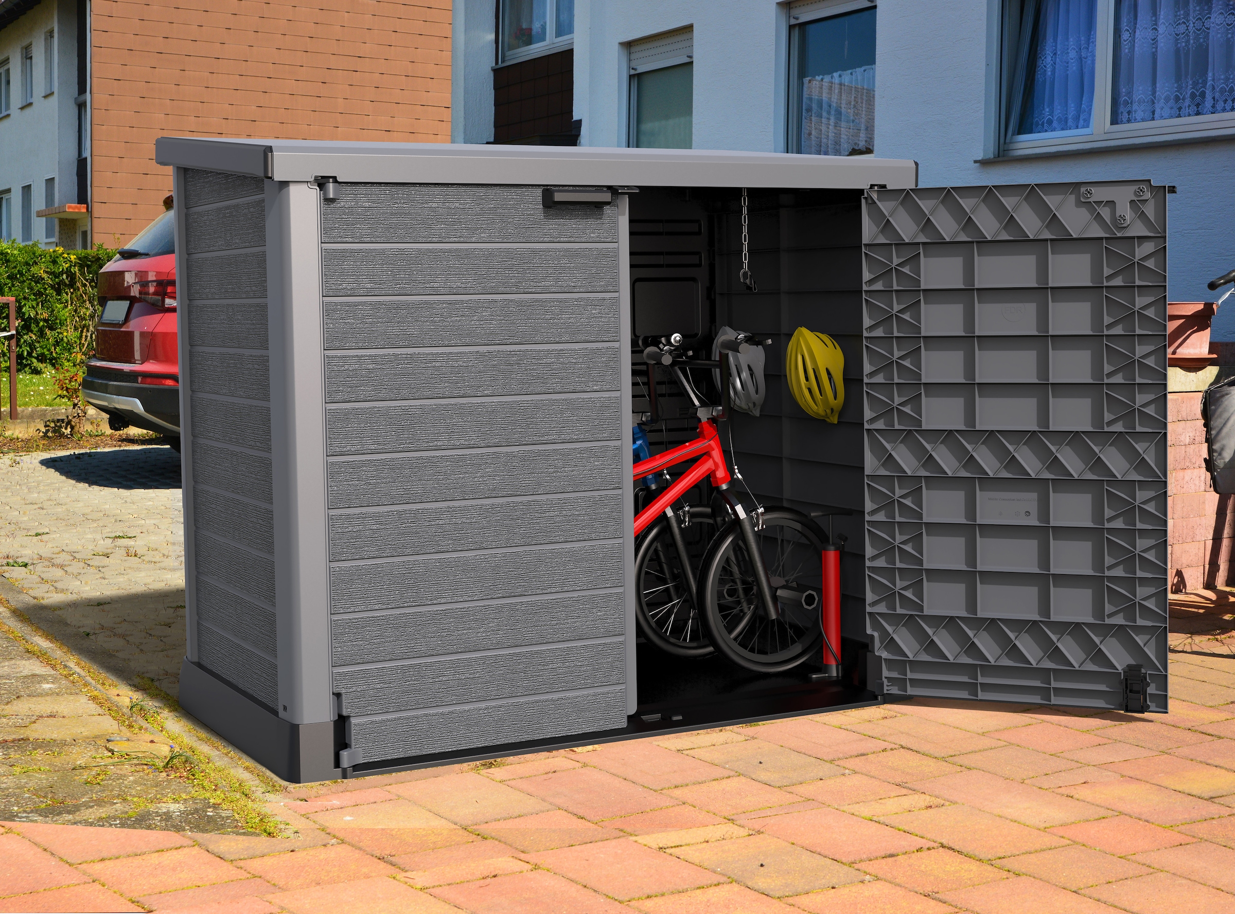 VCM Gerätehaus »StoreAway Mülltonnenbox Gartenhaus 1200 L«