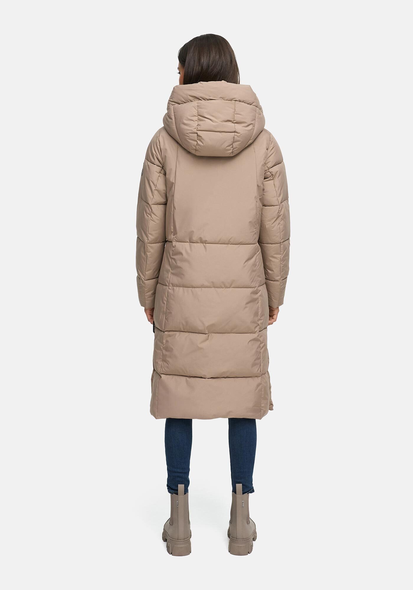 Marikoo Winterjacke »Marikoo Chumanii Damen Herbst Winter Steppmantel Parka lang N057«