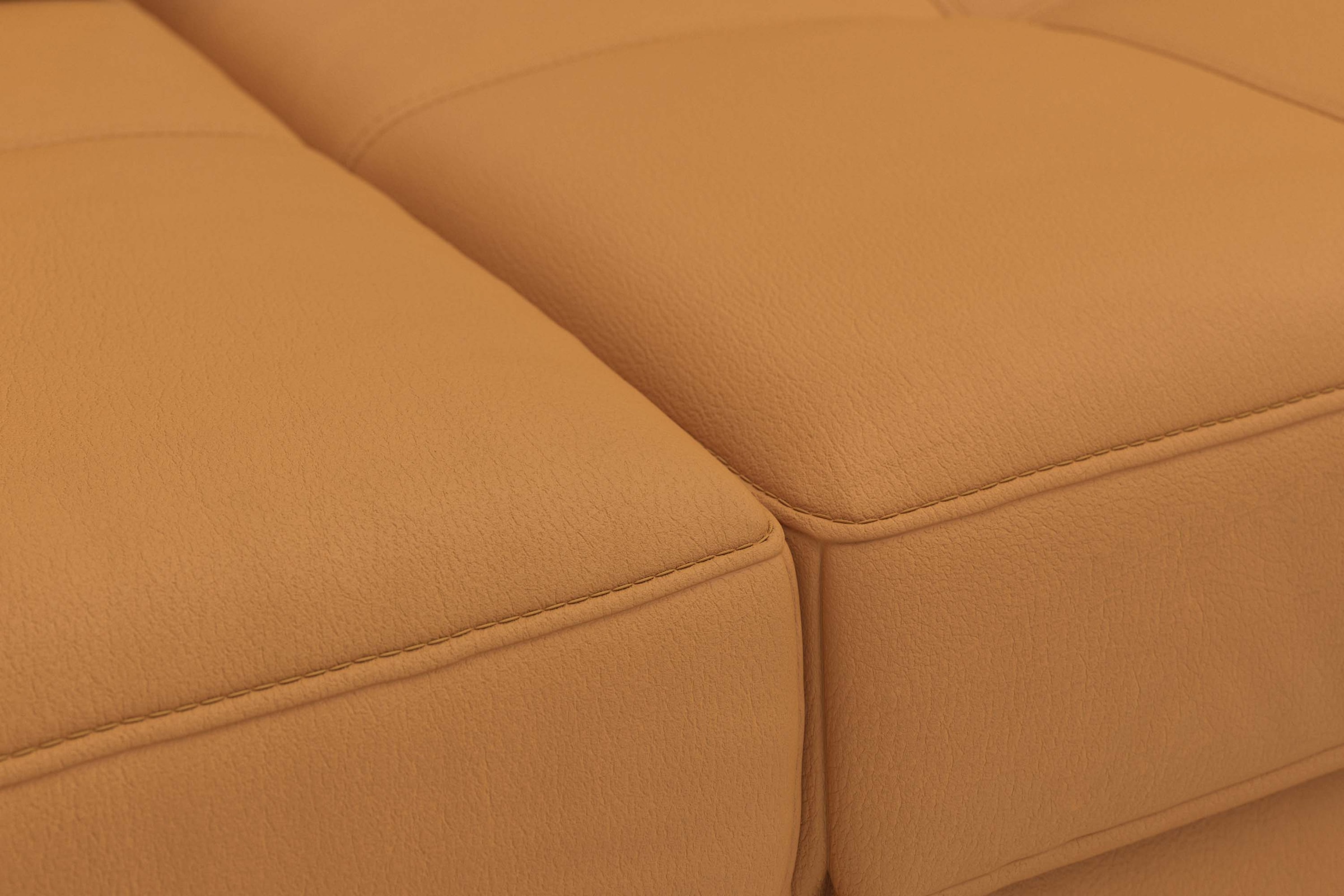 Places of Style Ecksofa Costello, mit Sitztiefenverstellung und Armlehnfunktion, incl. 3 Nierenkissen