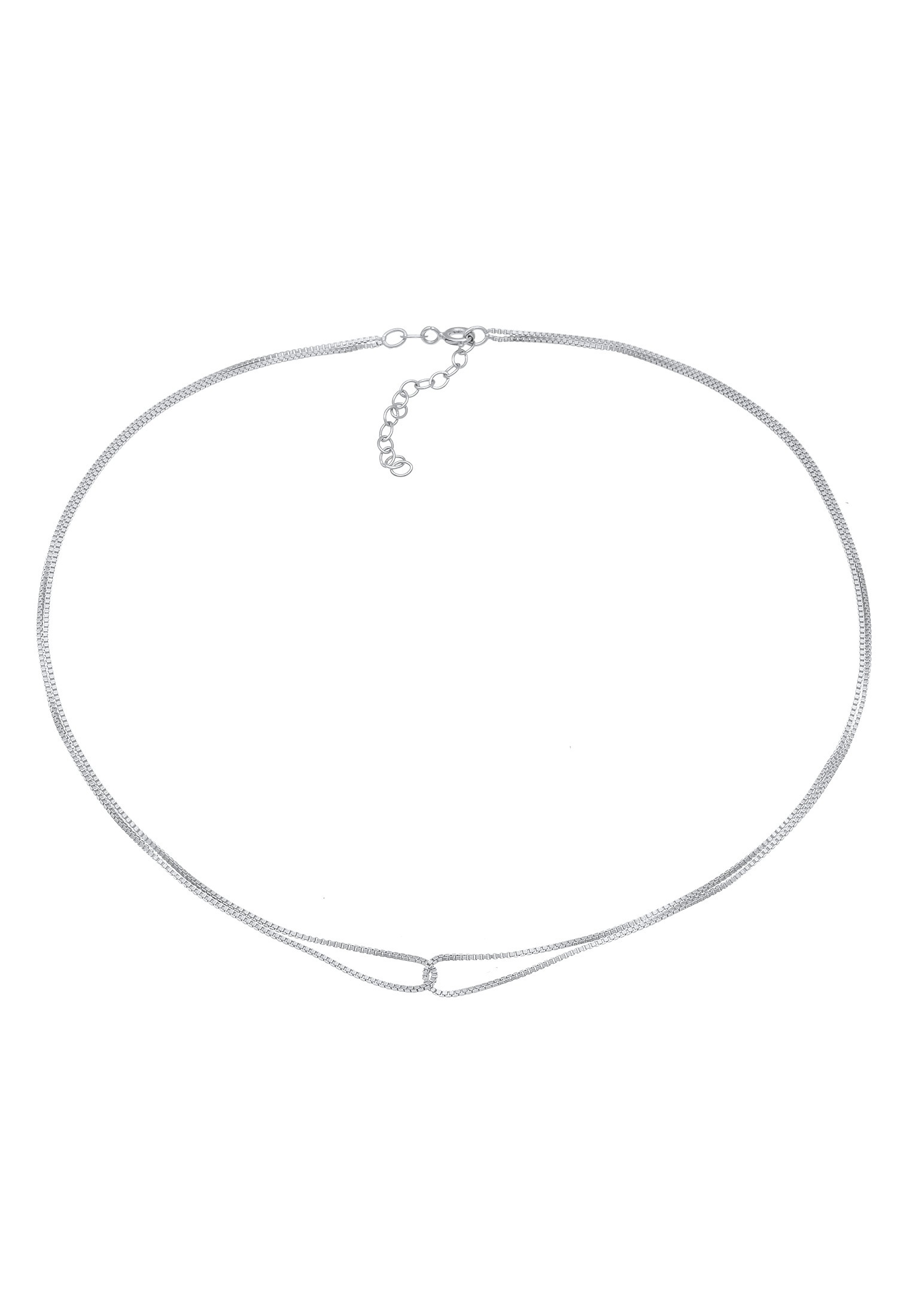 Elli Choker »Halskette Choker Verschlungen Venezianer 925 Silber«