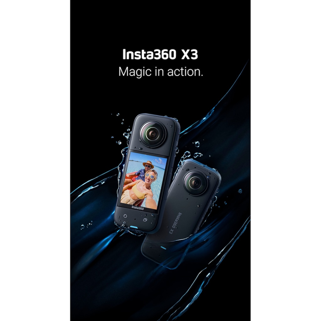 Insta360 Camcorder »X3«, 5,7K, Bluetooth-WLAN (Wi-Fi)