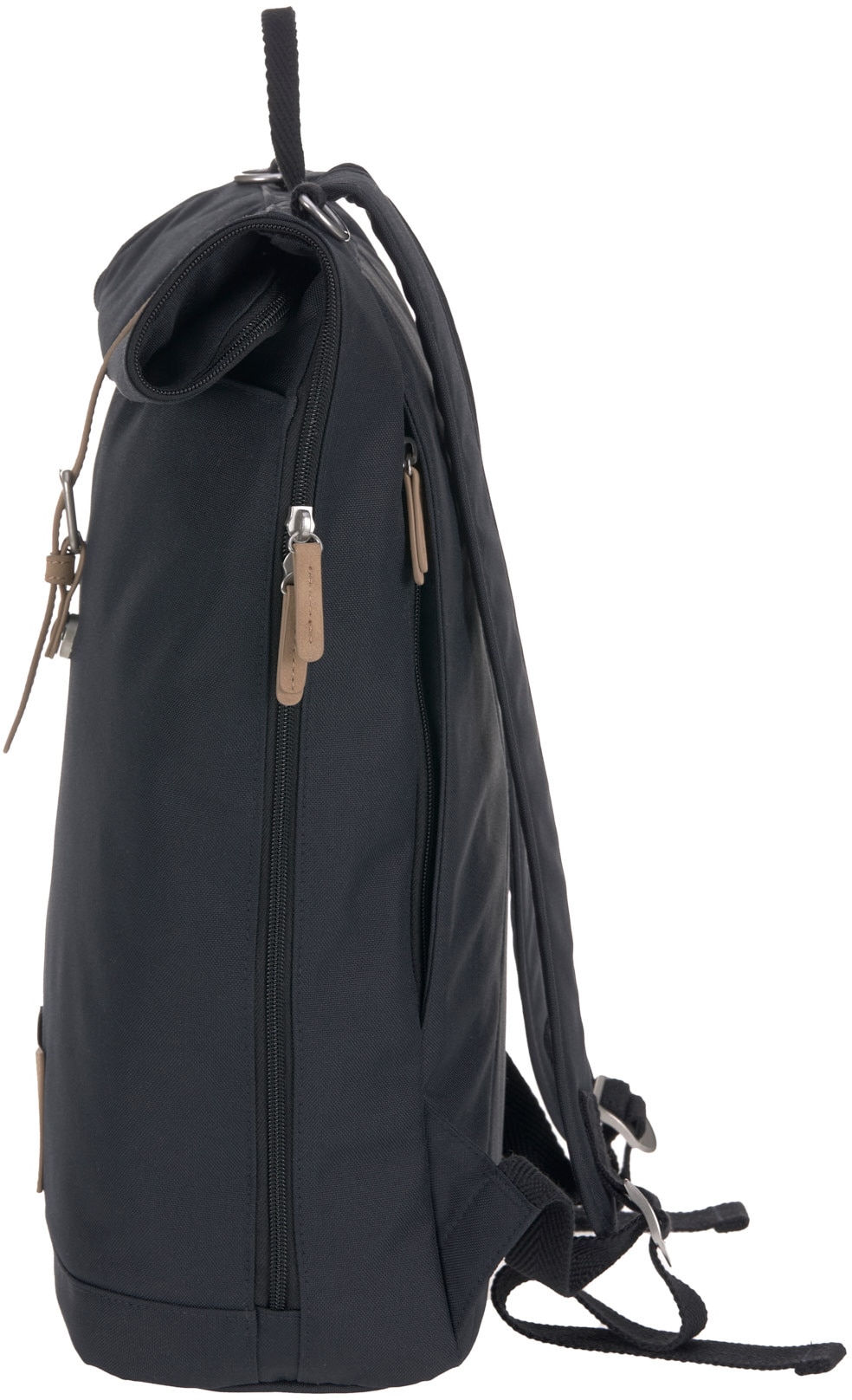 LÄSSIG Wickelrucksack »Green Label, Rolltop, night Blue«, PETA-approved vegan; zum Teil aus recyceltem Material