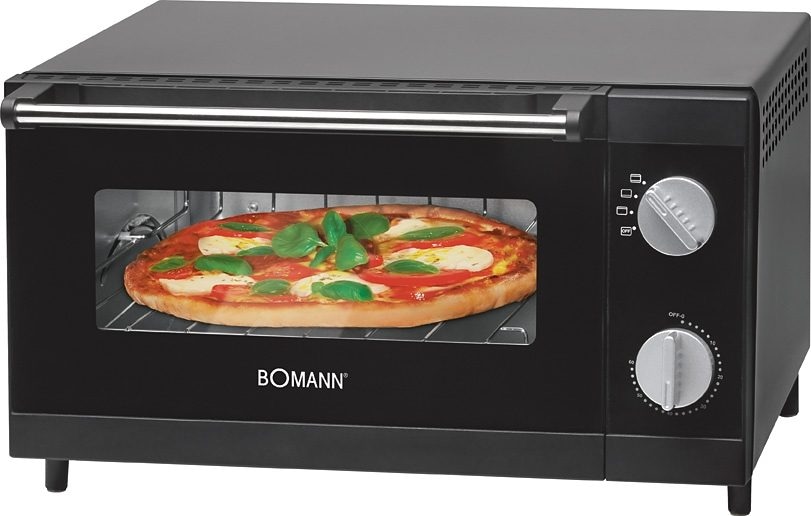 BOMANN Minibackofen »MPO 2246 CB«, Pizzaofen ideal zum Grillen und Aufbacken