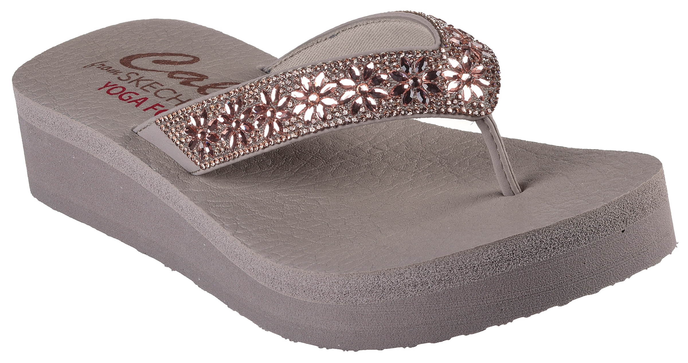 Skechers Zehentrenner »VINYASA-WILD DAISIES«, mit Yoga Foam