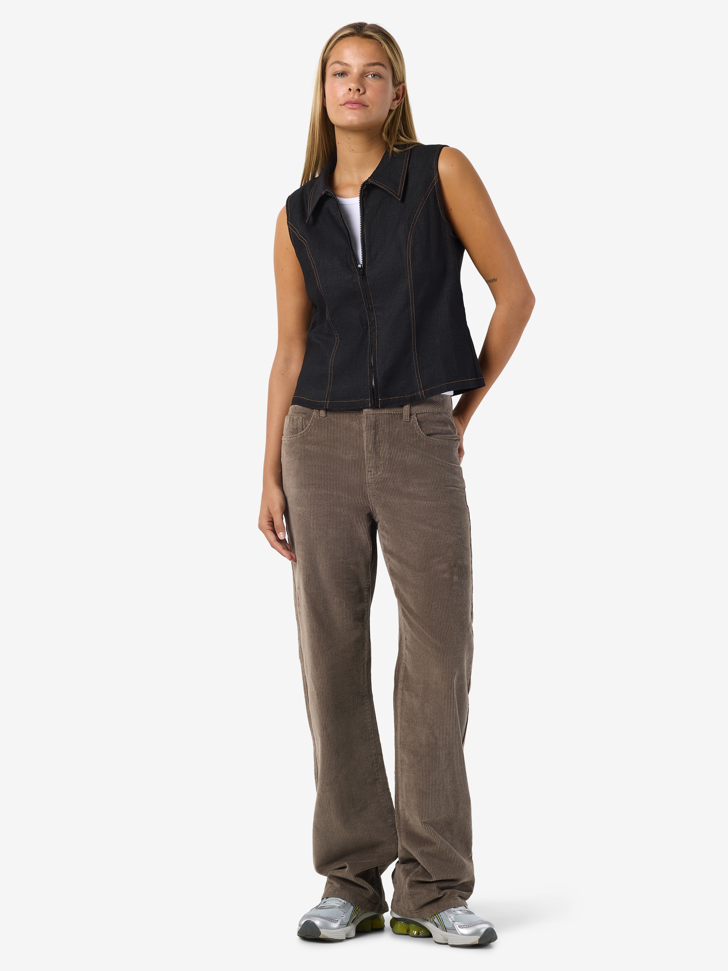 Noisy may Cordhose »NMYOLANDA NW WIDE LEG CORDUROY NOOS«