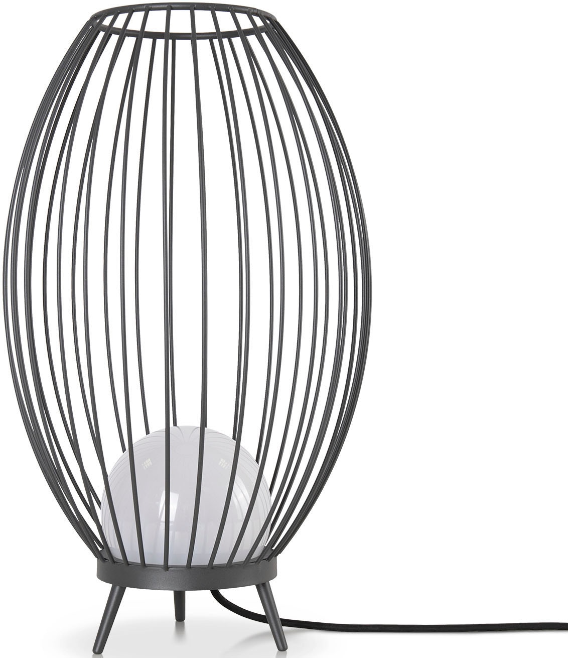 Paco Home Stehlampe »AUZZURRA«, Outdoorleuchte LED 3000K Außenbeleuchtung Kabel 3m Terrasse IP54