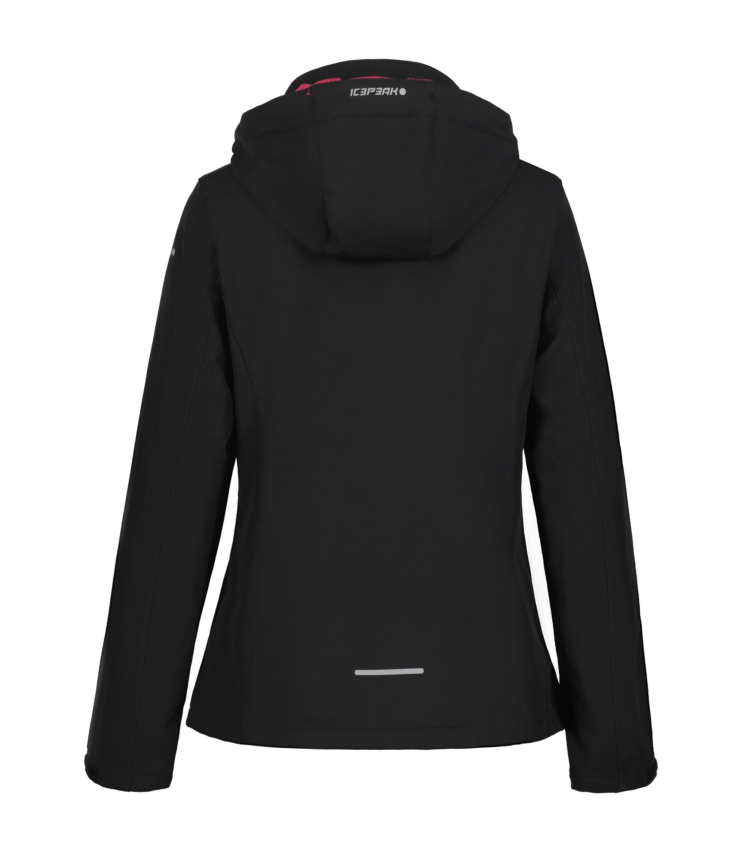 Icepeak Softshelljacke »D SOFTSHELLJACKE BRENHAM«, mit Kapuze, mit hohem Stehkragen