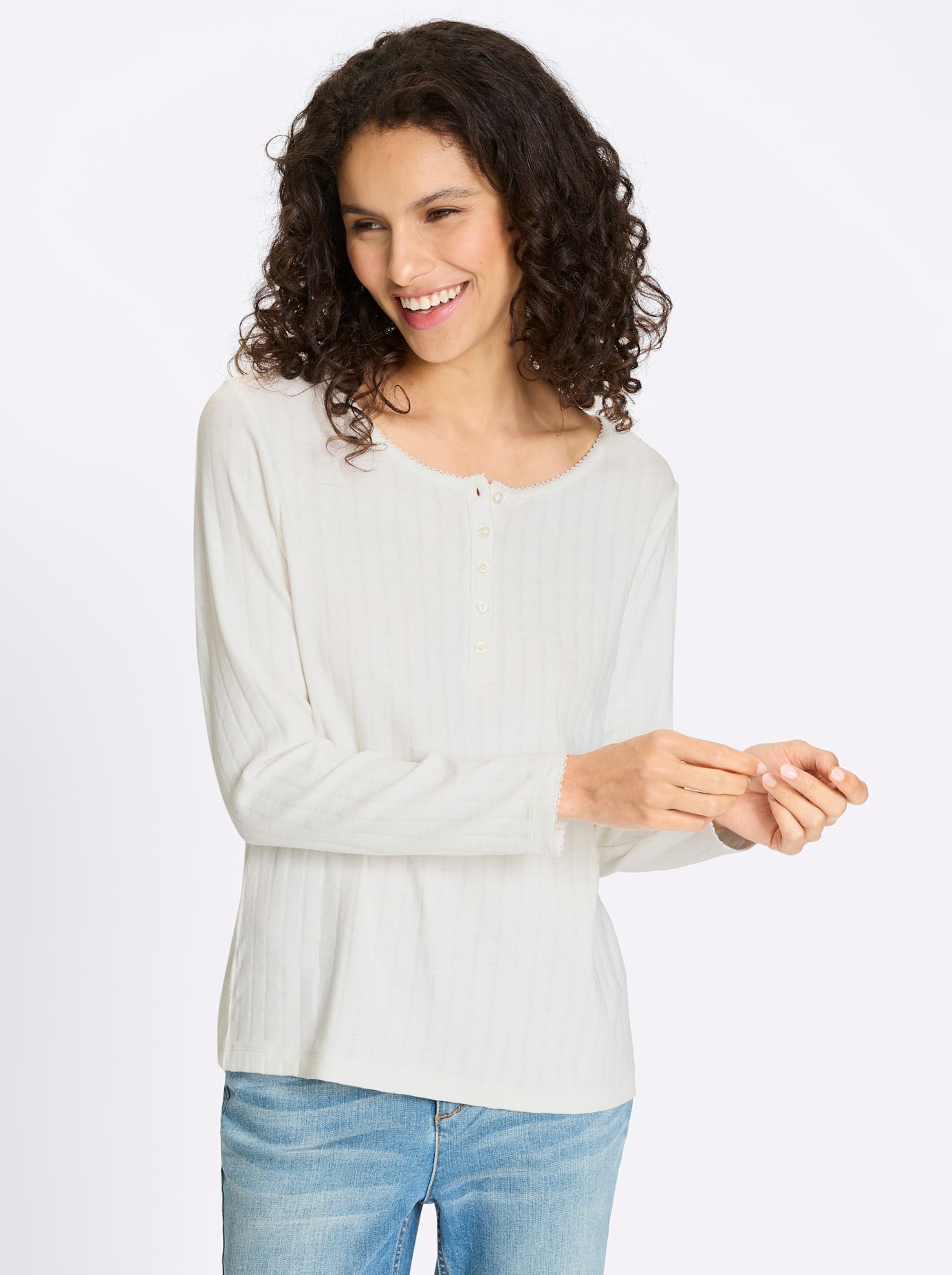 heine Langarmshirt »Shirt« 1 tlg.