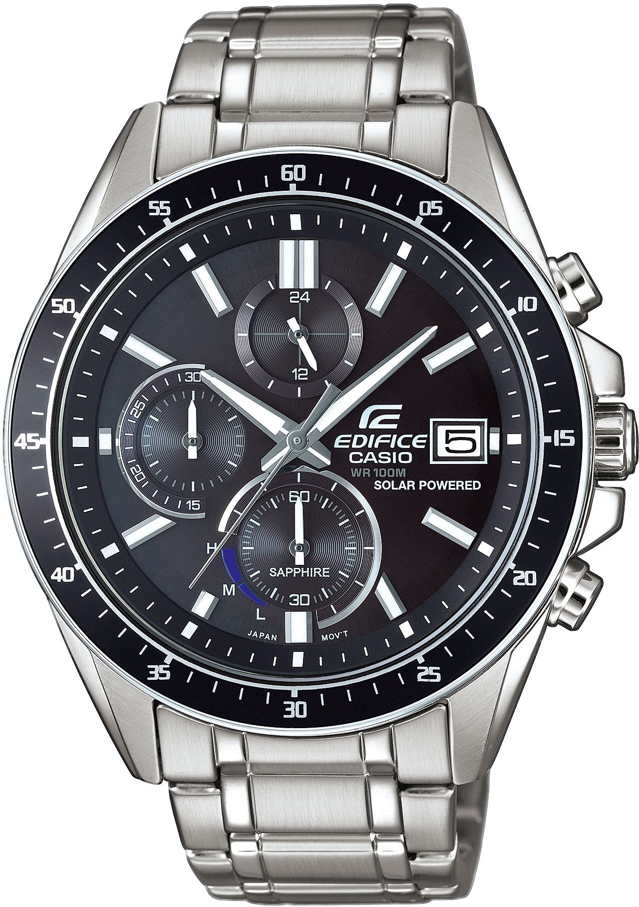 Chronograph »EFS-S510D-1AVUEF«, Solaruhr, Armbanduhr, Herrenuhr, bis 10 bar...