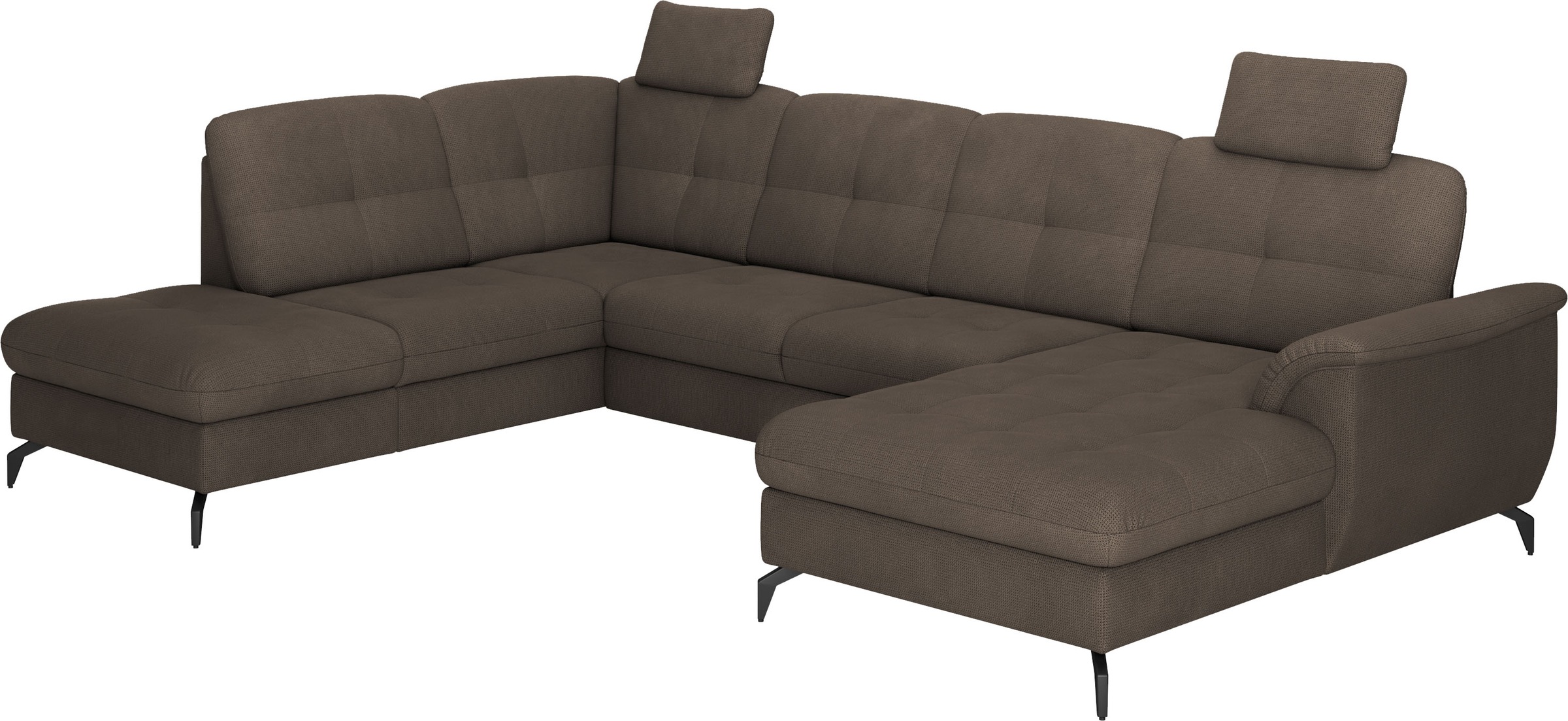 sit&more Wohnlandschaft »Zora U-Form«, wahlweise mit Bettfunktion und Bettkasten