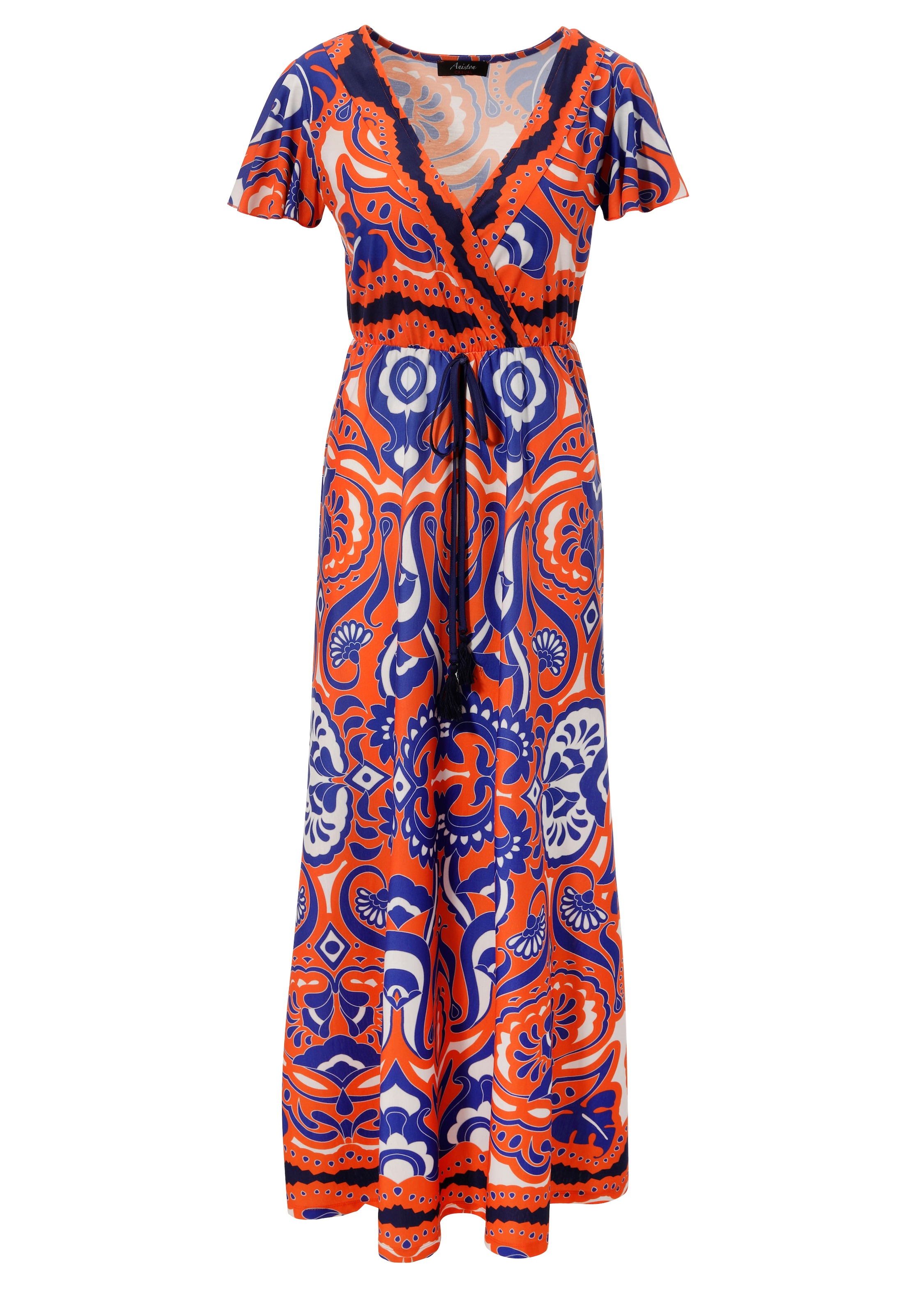 Aniston CASUAL Maxikleid, mit extravagantem, großflächigem Druck
