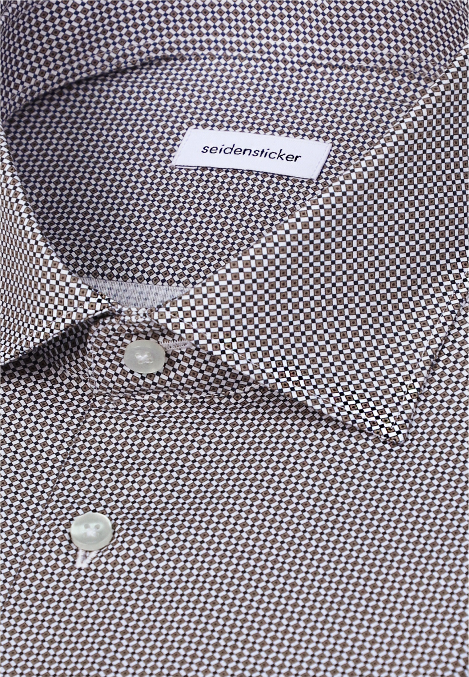 seidensticker Businesshemd »Schwarze Rose« Slim 1/1 Kentkragen Druck