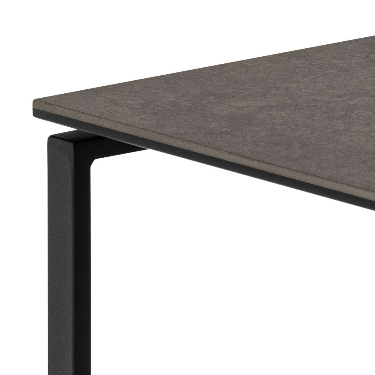 ACTONA GROUP Couchtisch »Katrine, 2er-Set, Kaffetisch, Keramik-Tischplatte, modern, Scandi«, (Set, 2 St., Set aus 2 Couchtischen), Quadratisch, robustes schwarzes Stahlgestell, B: 50 x T: 50 cm