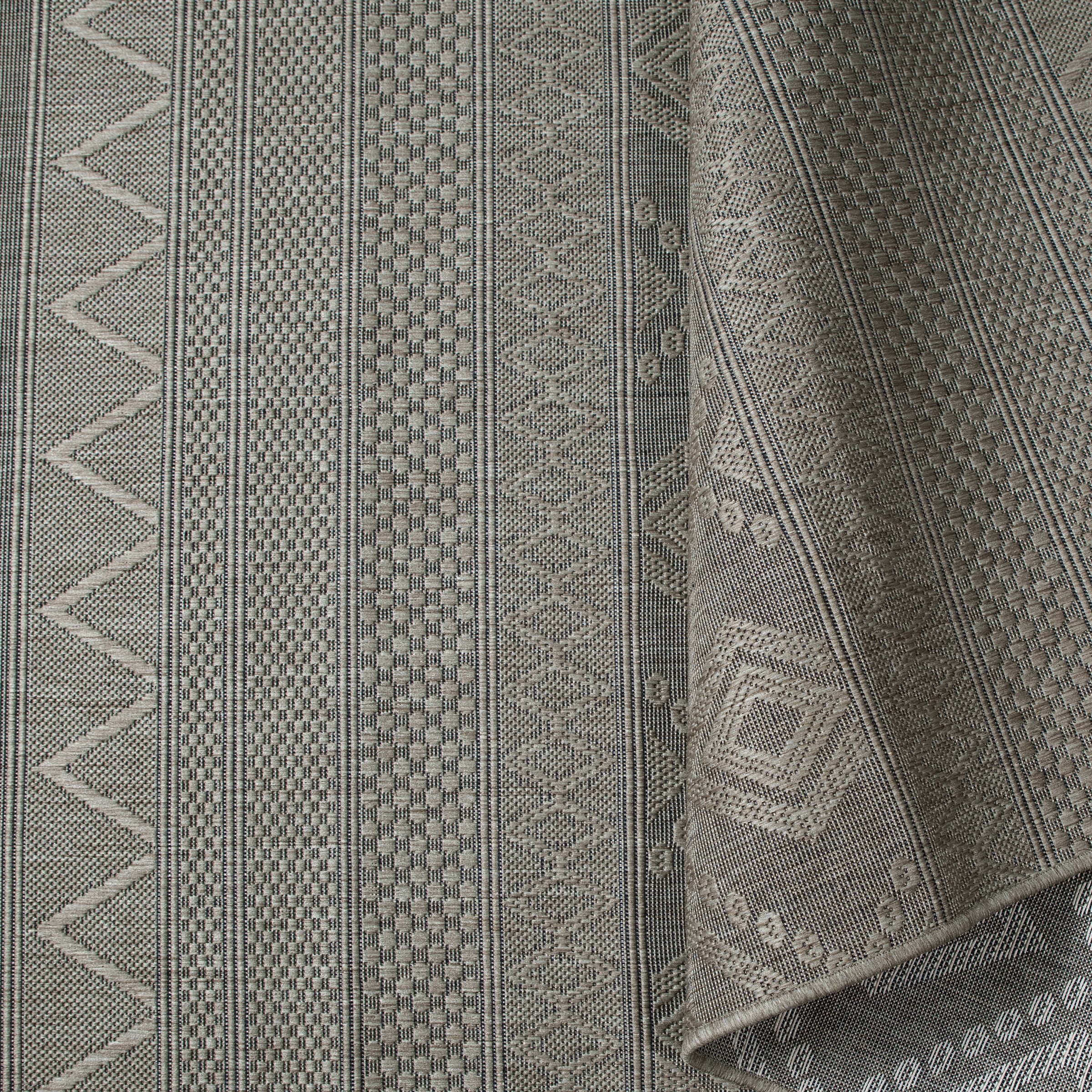 my home Teppich »Toronto auch als Läufer erhältlich« rechteckig 3 mm Höhe In- und Outdoor geeignet, Sisal-Optik, Wetterfest & UV-beständig, Boho