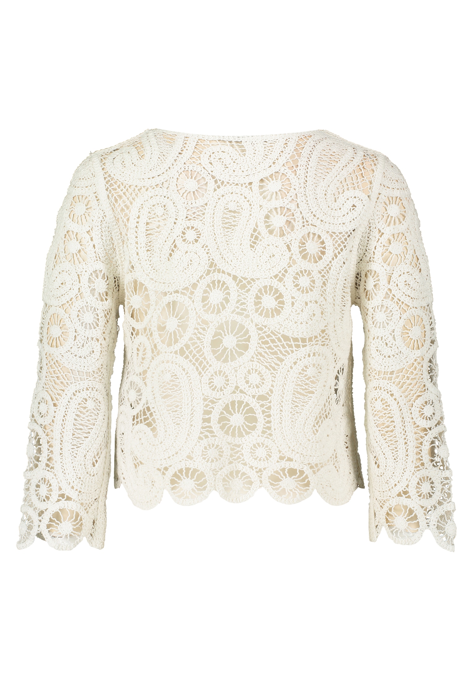 Betty Barclay Rundhalspullover »Lochstrick-Pullover mit U-Boot-Ausschnitt«