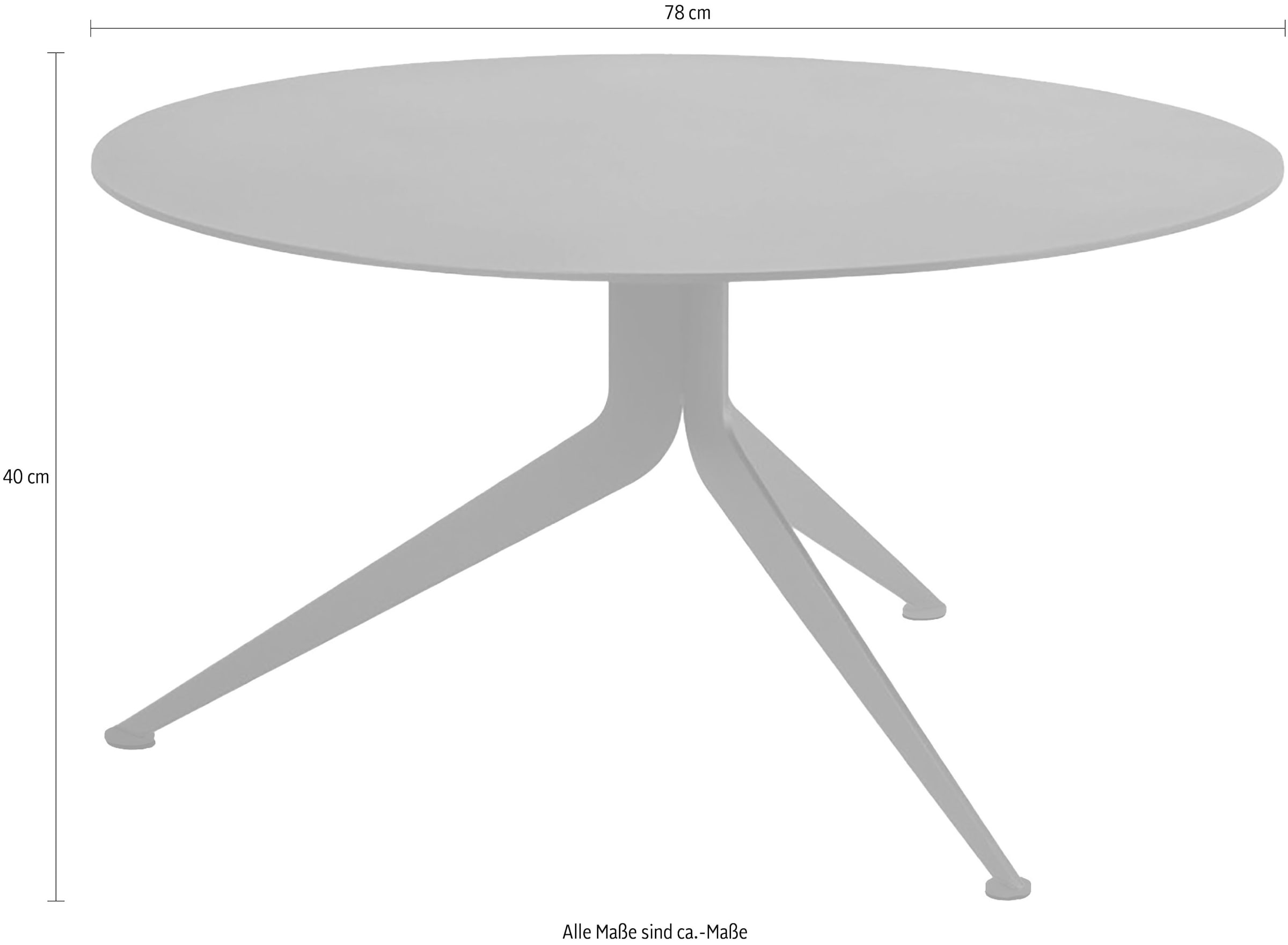 Spinder Design Couchtisch »DALEY«, Couchtisch aus Stahl