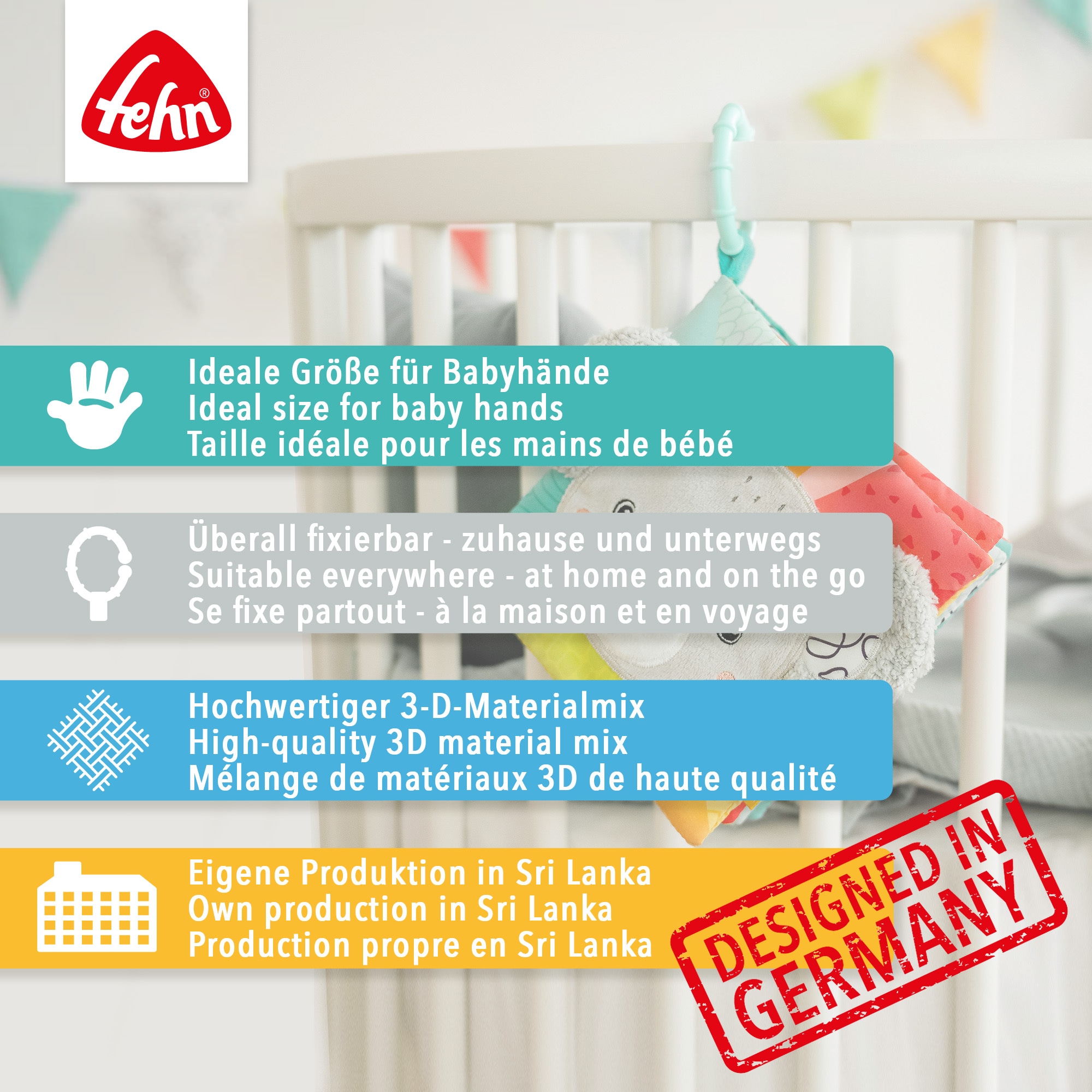 Fehn Stoffbuch »Capybara Clara«
