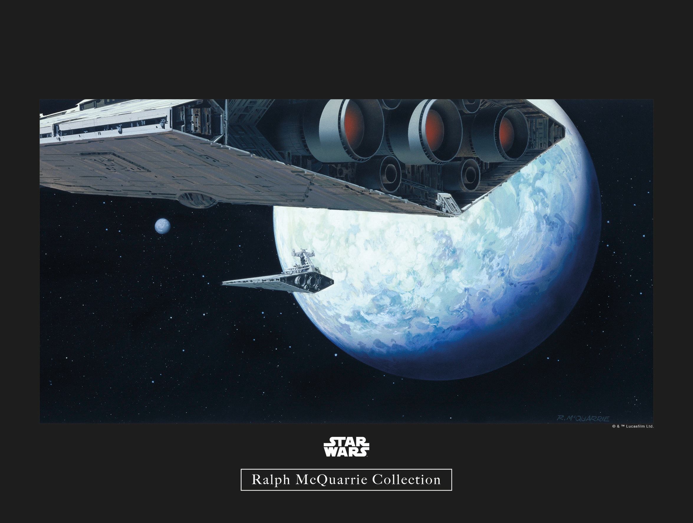 Komar Bild »Star Wars Classic RMQ Hoth Orbit« Star Wars 1 Stk. tlg. Wandbild zur Dekoration im Kinderzimmer - ohne Rahmen
