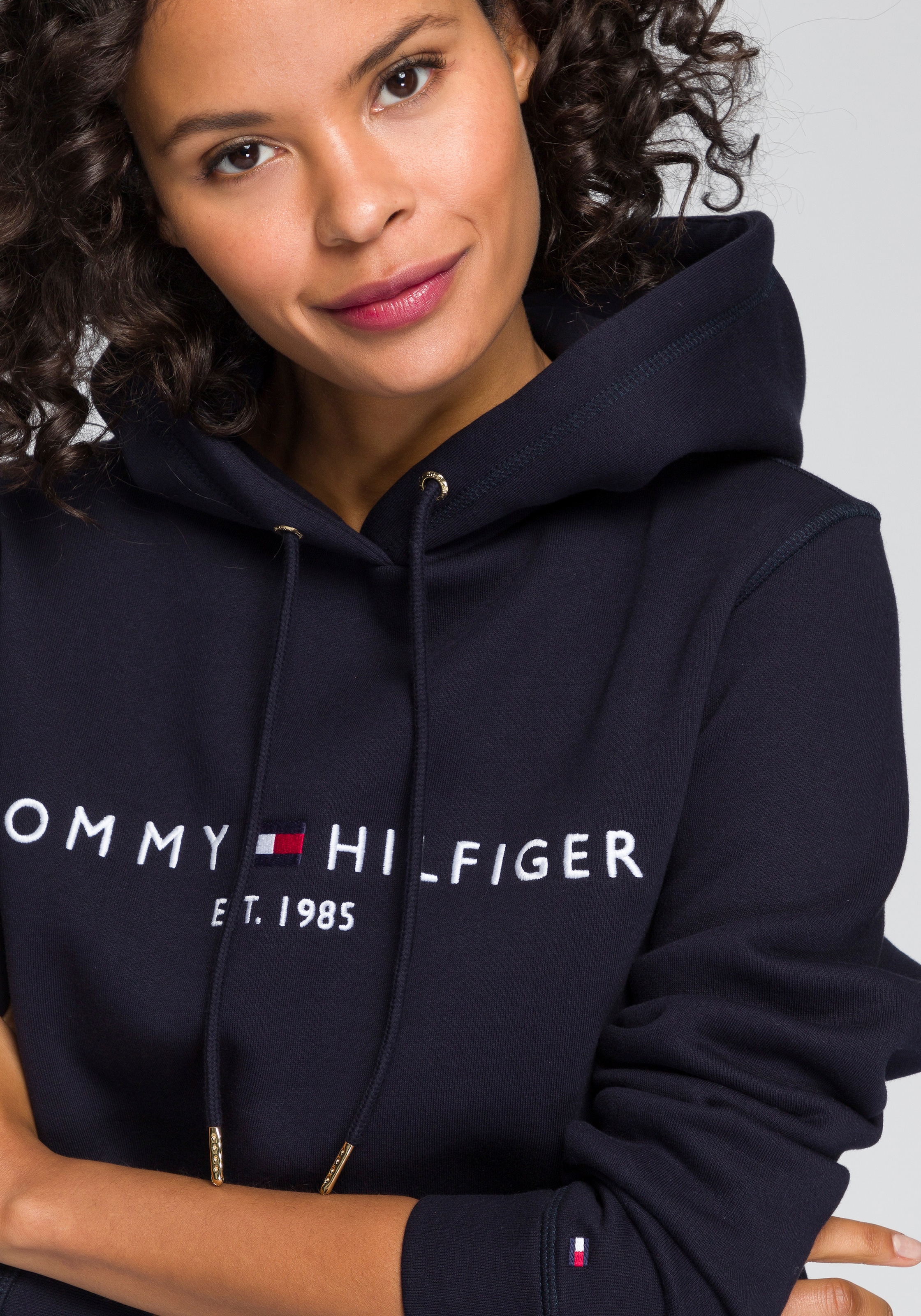 Tommy Hilfiger Kapuzensweatshirt, mit Tommy Hilfiger Logostickerei bei ♕