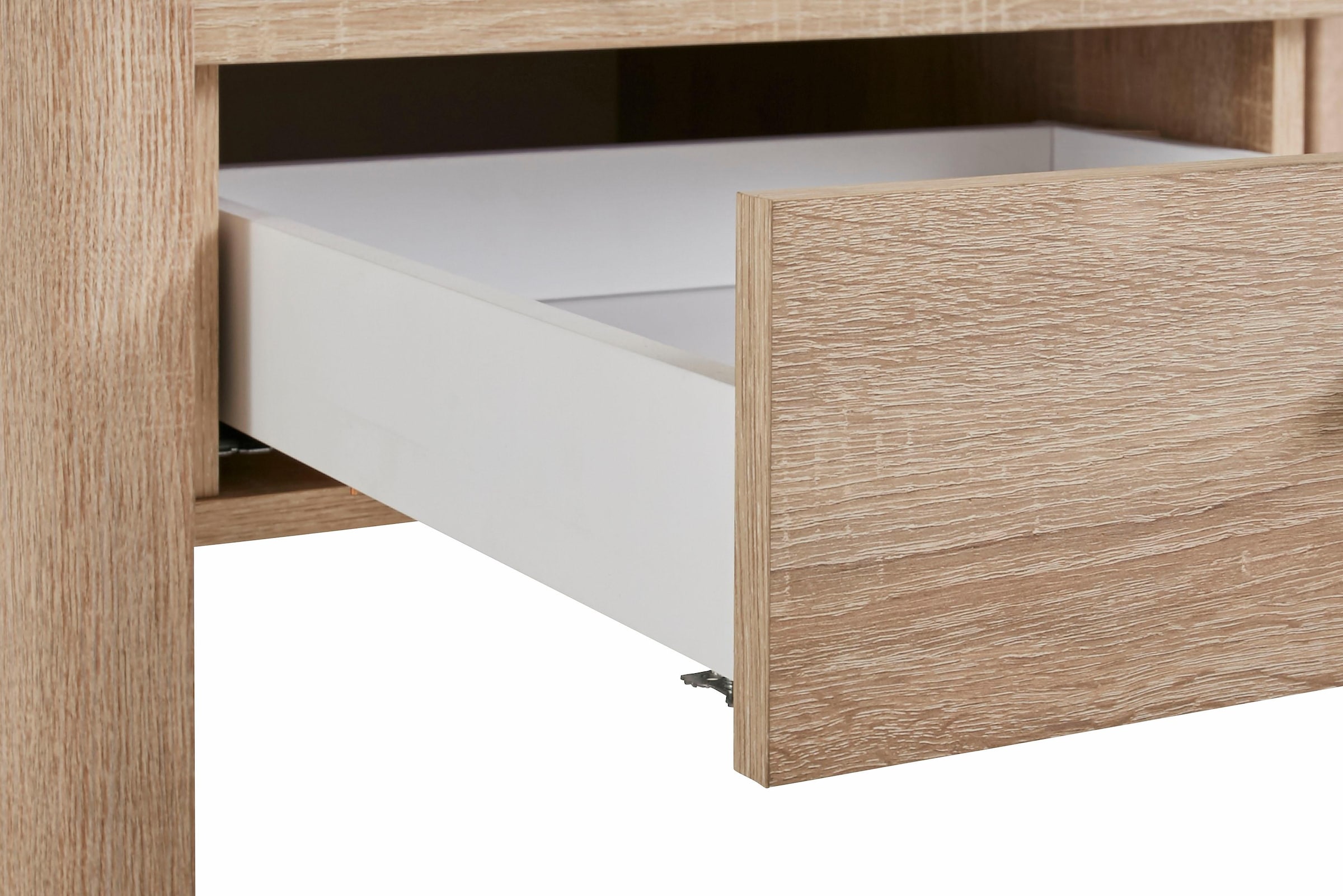 Gestell rechteckig Holz, auf kaufen Line Schublade, PRO Raten mit Ablageboden, Couchtisch, aus