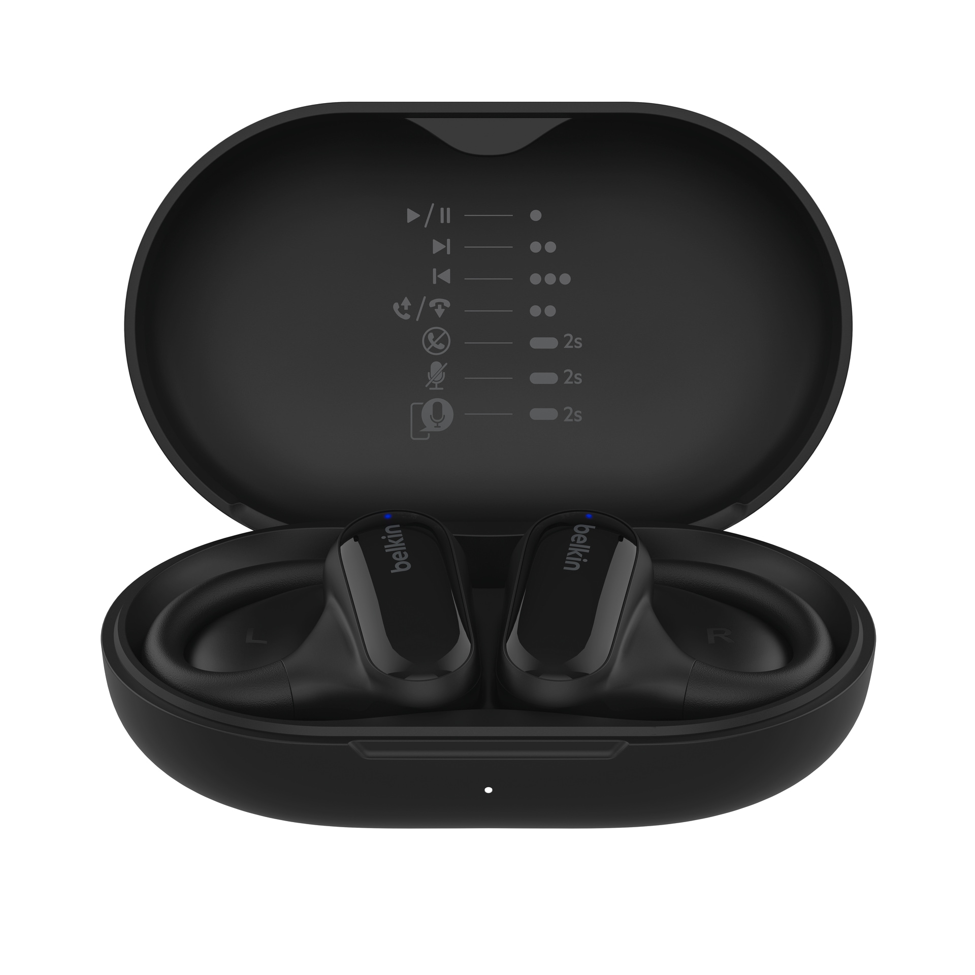 Belkin Open-Ear-Kopfhörer »SoundForm ClearFit« A2DP Bluetooth | AVRCP Bluetooth Freisprechfunktion | Multi-Point-Verbindung | Noise-Cancelling